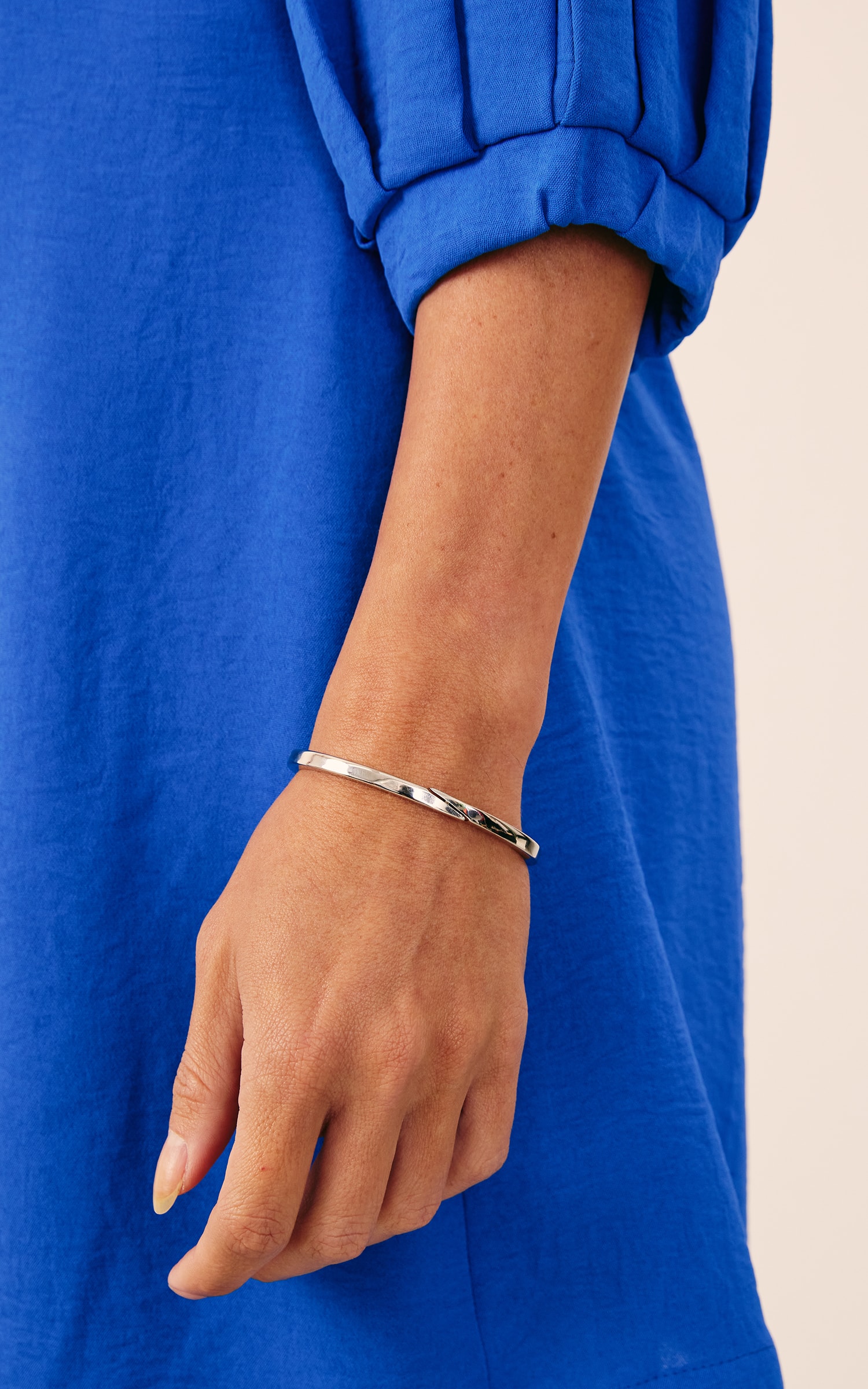 Bracelete Clássico Prateado