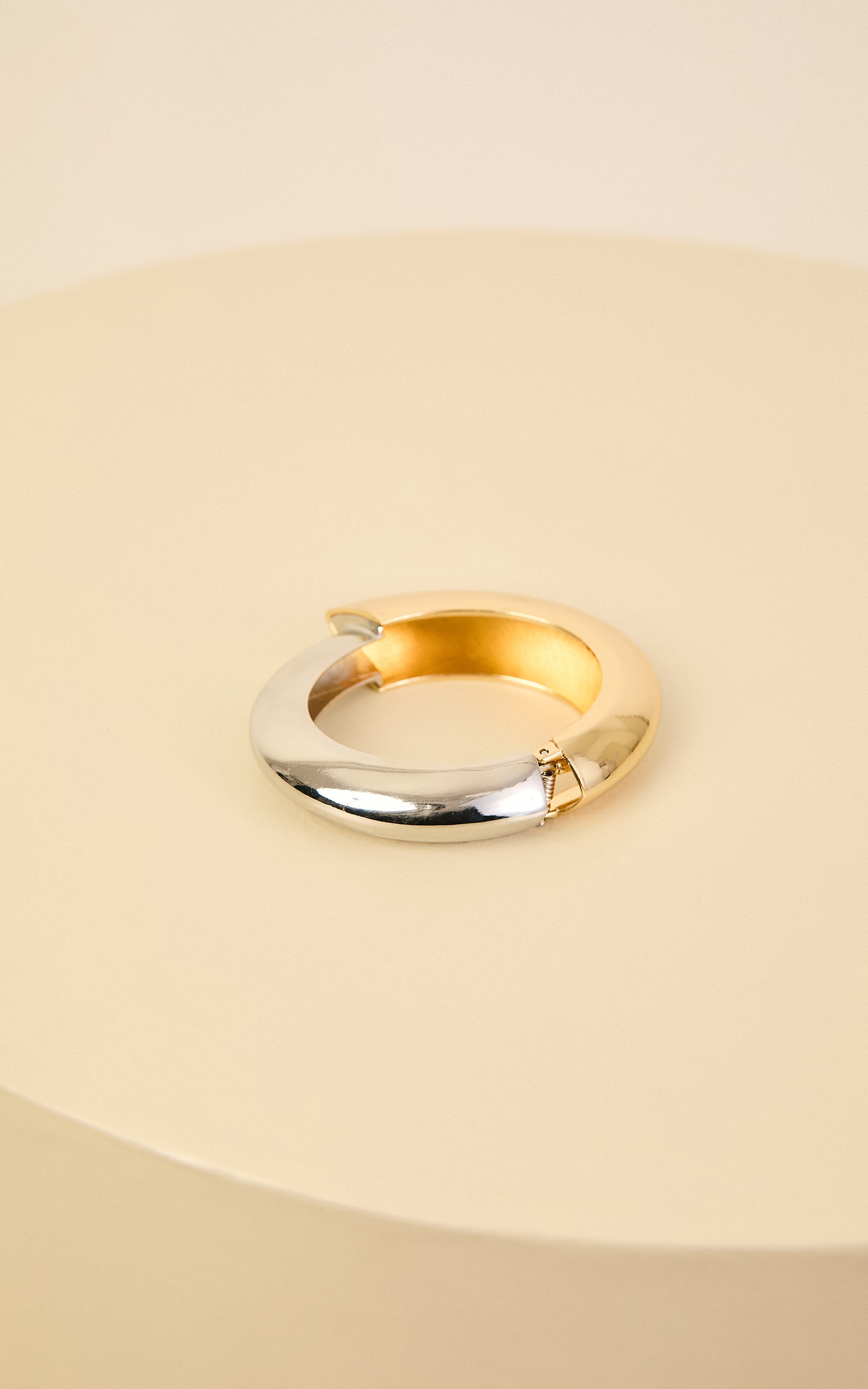 Bracelete Duo Color Dourado/Niquel