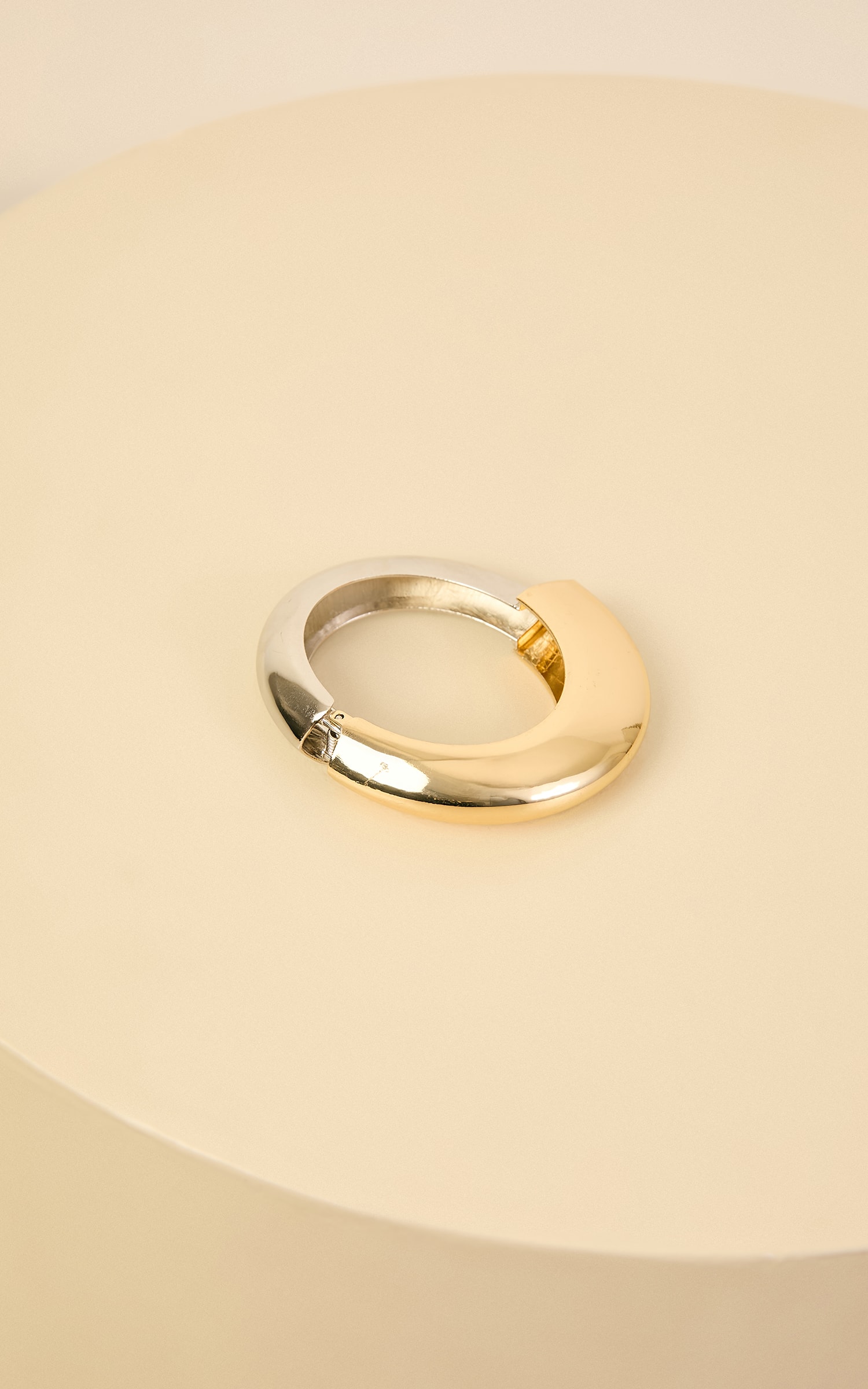 Bracelete Duo Color Dourado/Niquel