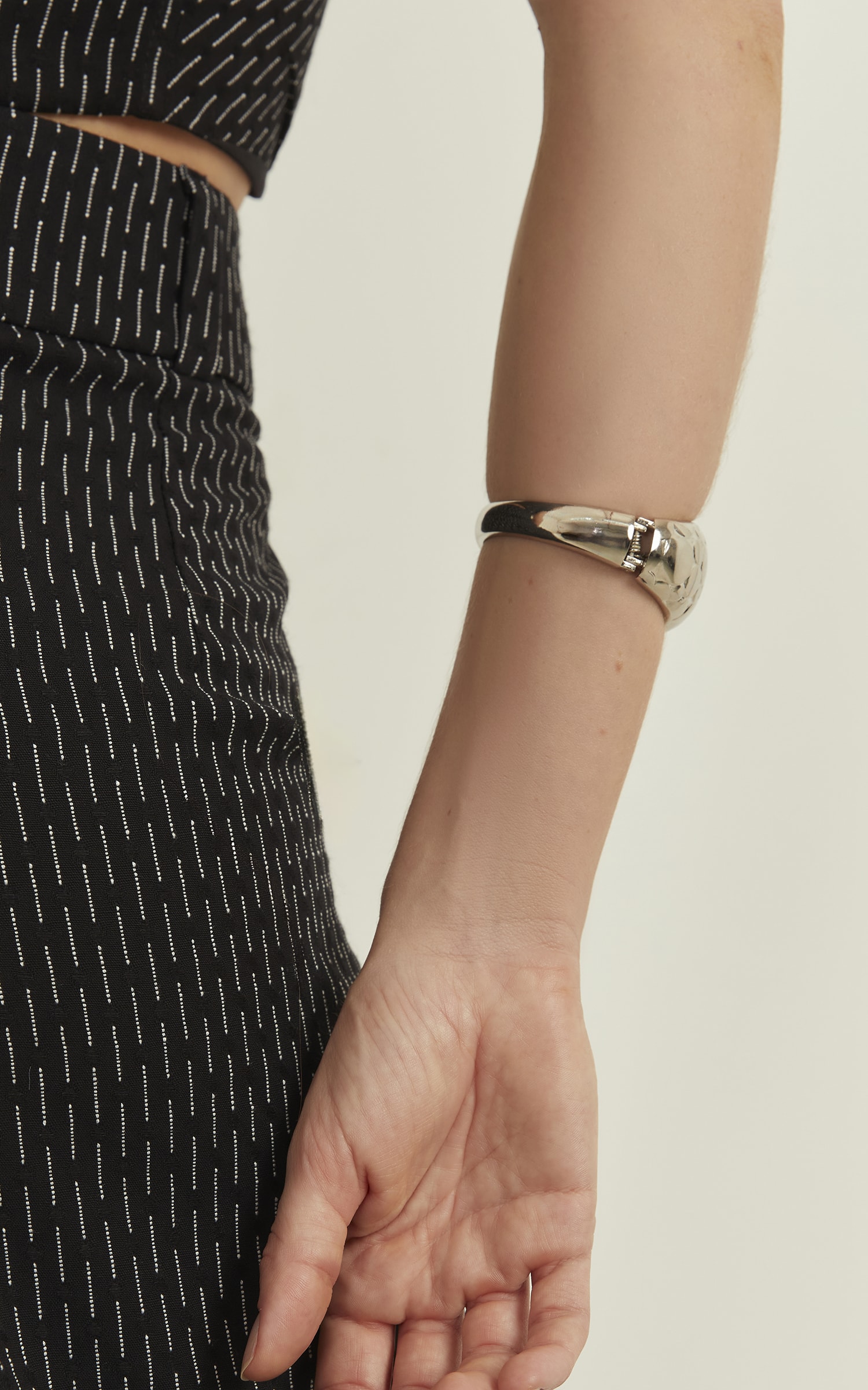Bracelete Metal Orly Niquelado