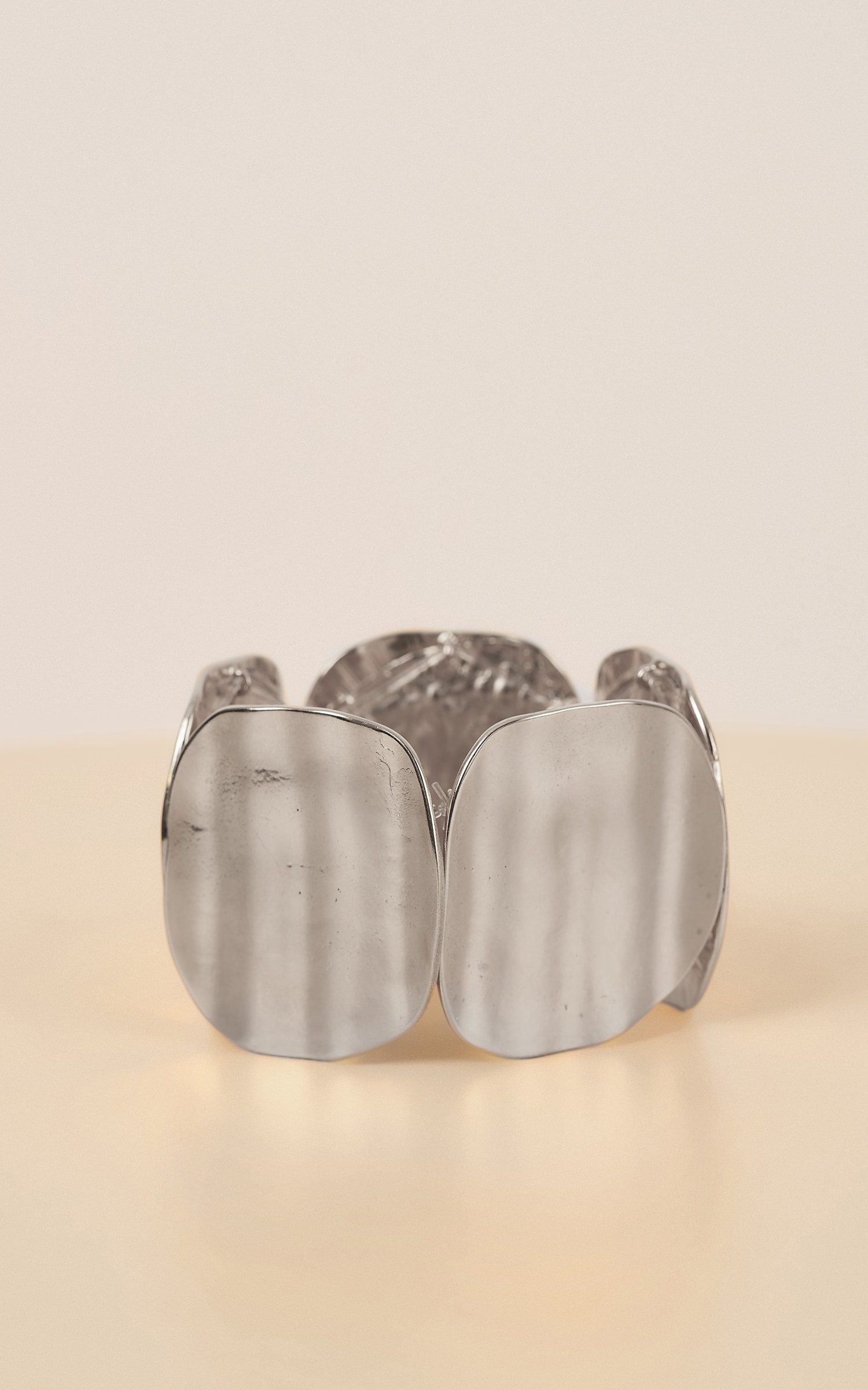 Bracelete Organico Dual Prata