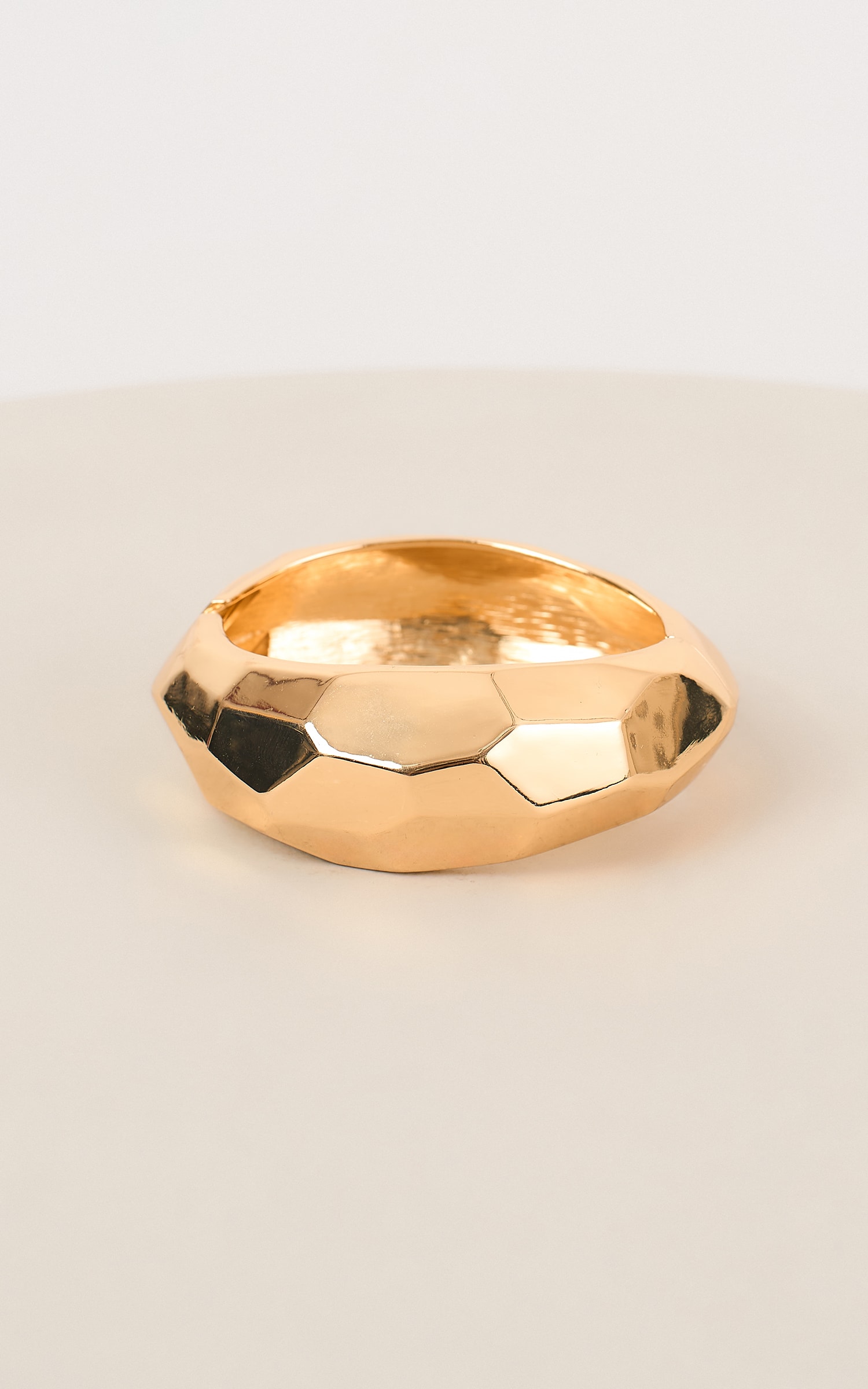 Bracelete Texturizado Dourado