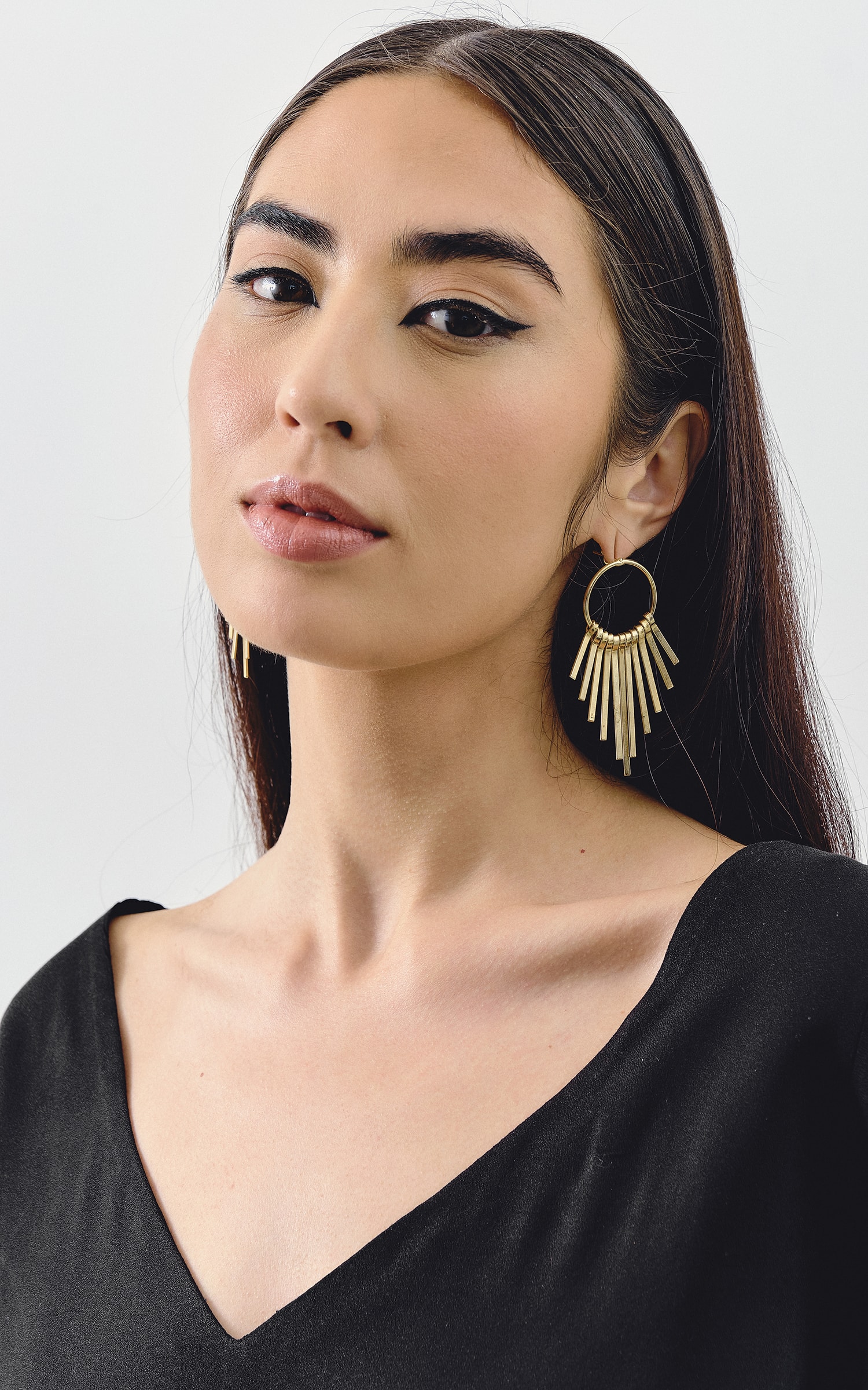 Brinco Glam Dourado