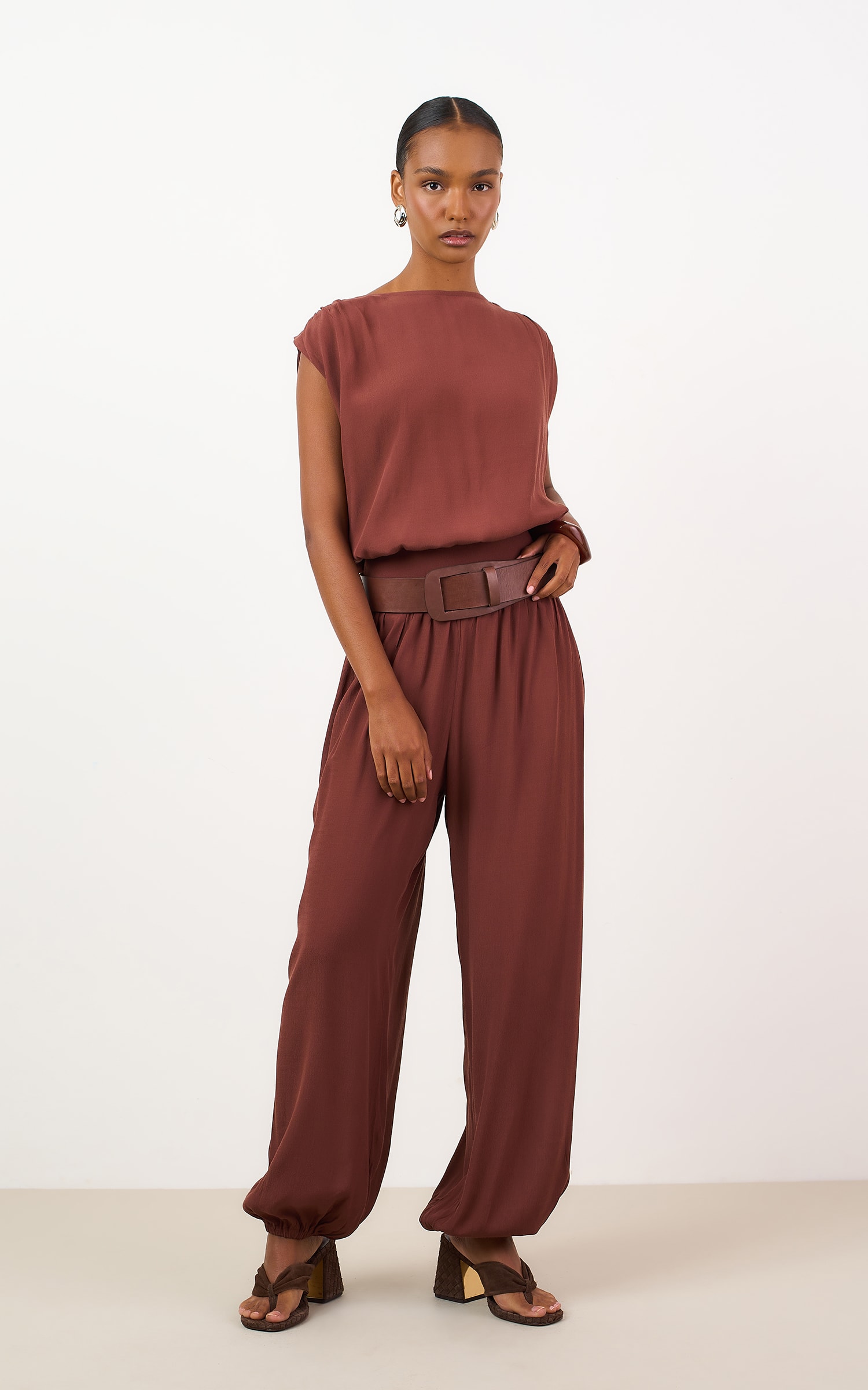 Calça Aladim Chocolate