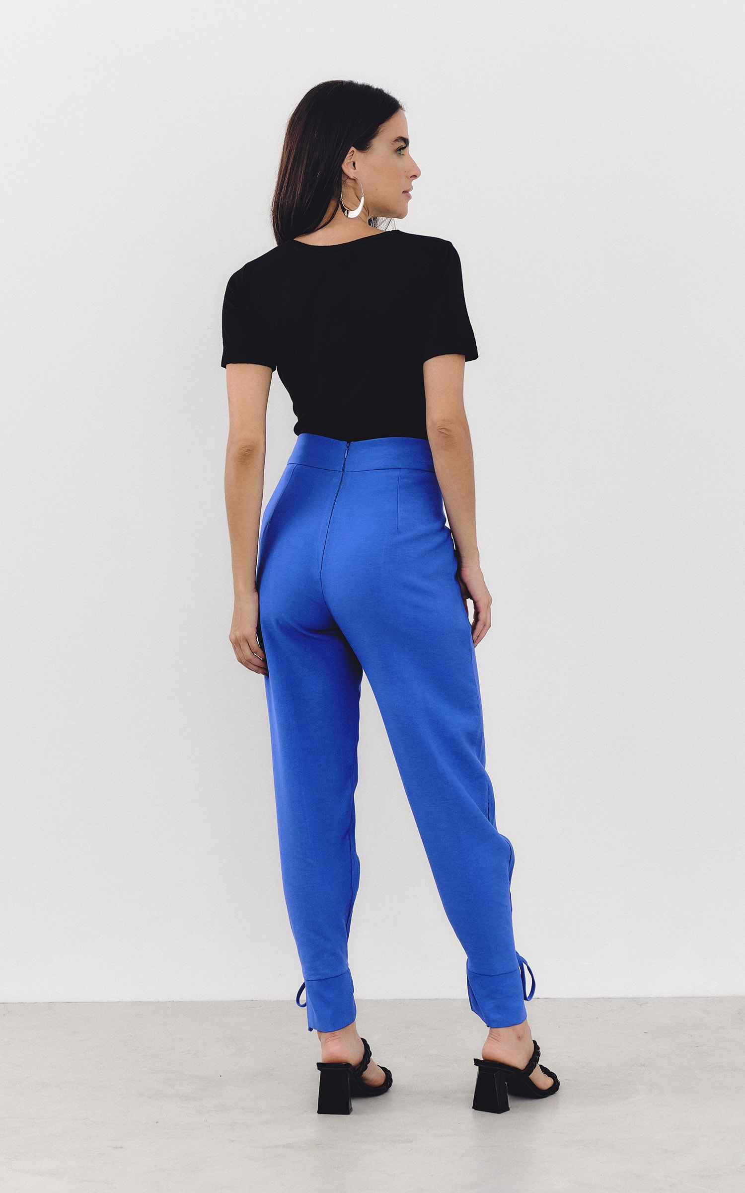 Calça Amarração Self Azul Royal