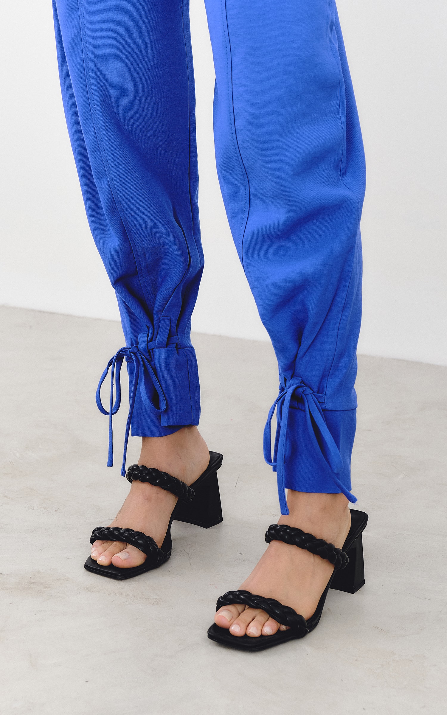 Calça Amarração Self Azul Royal