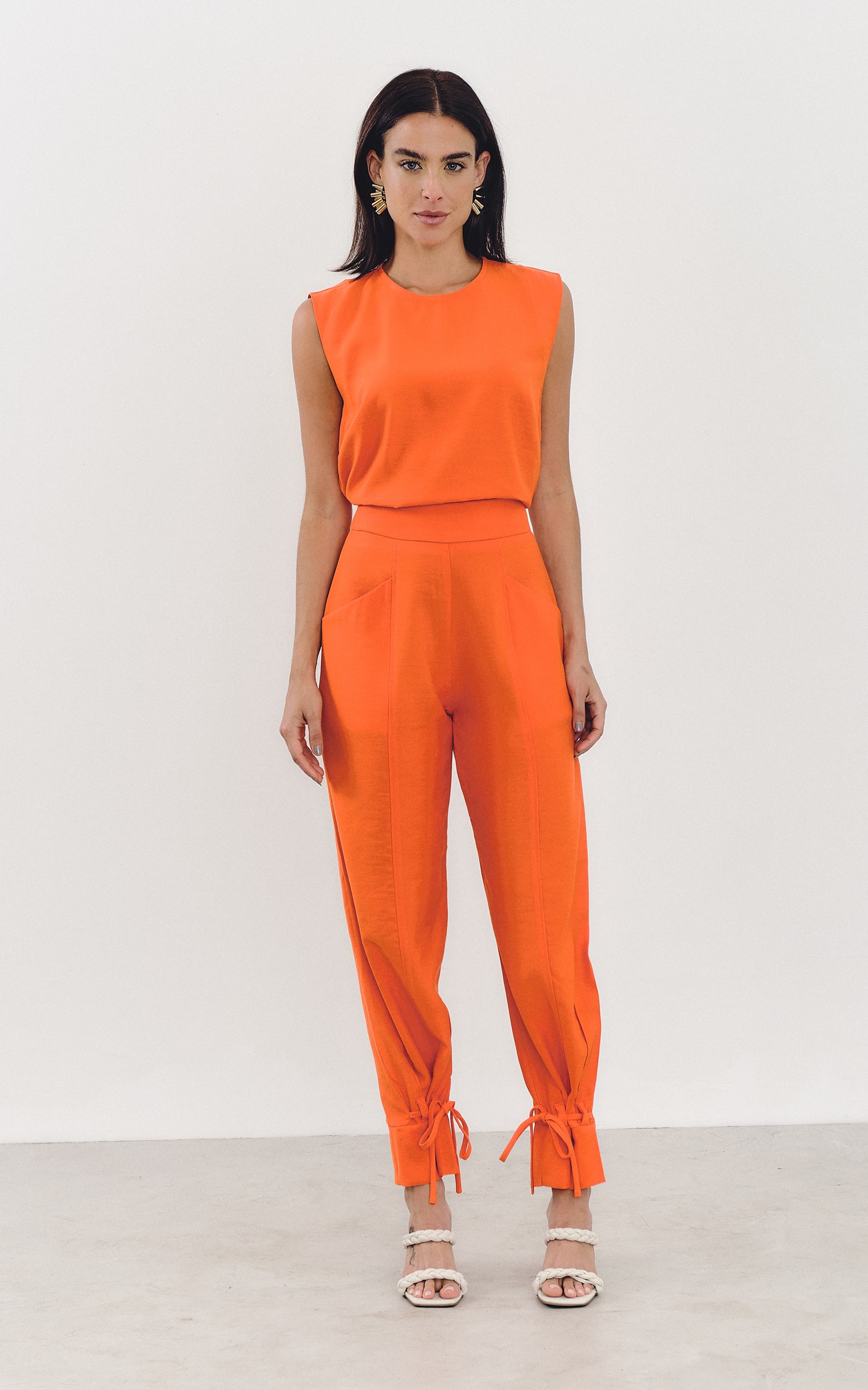 Calça Amarração Self Coral