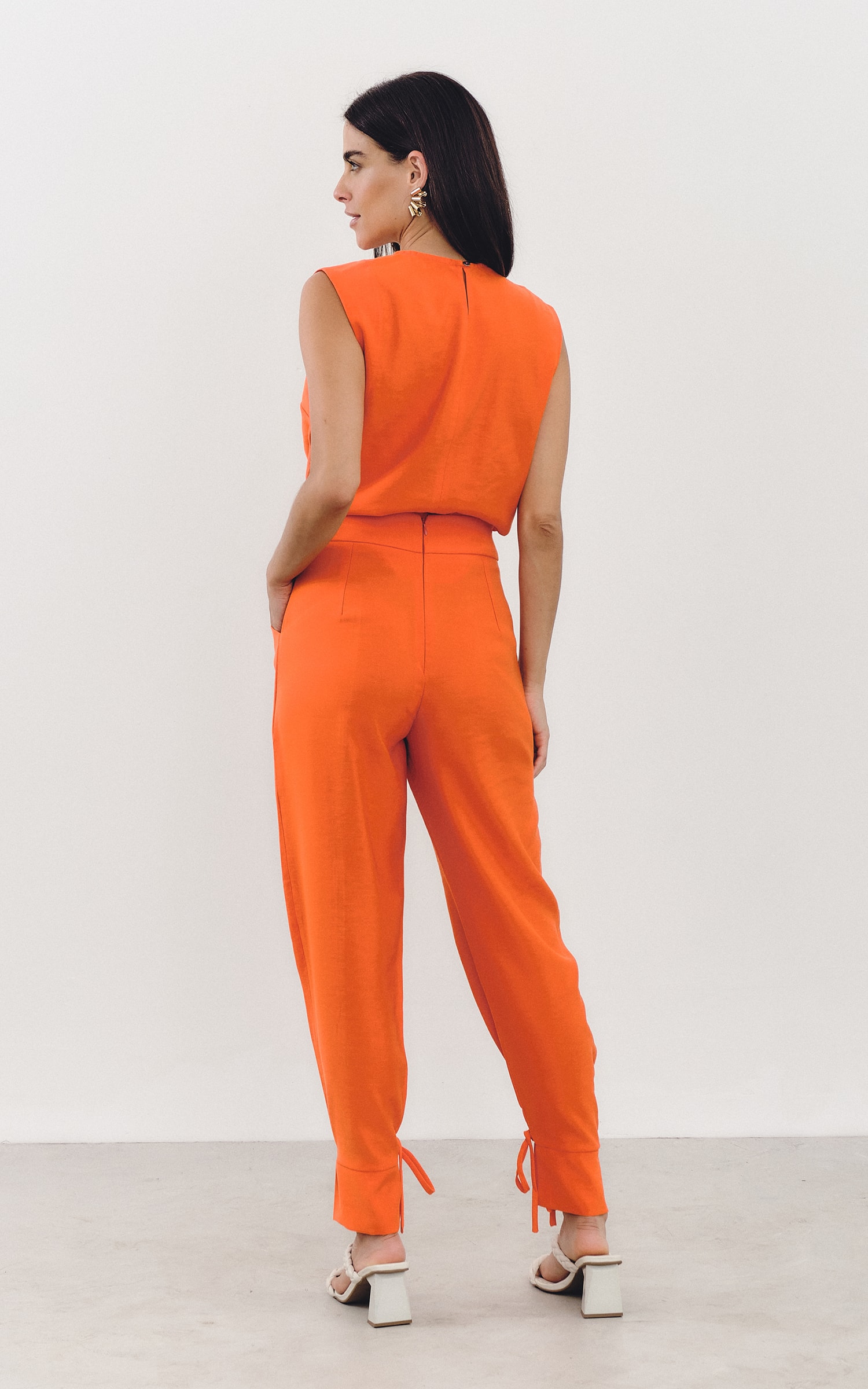 Calça Amarração Self Coral