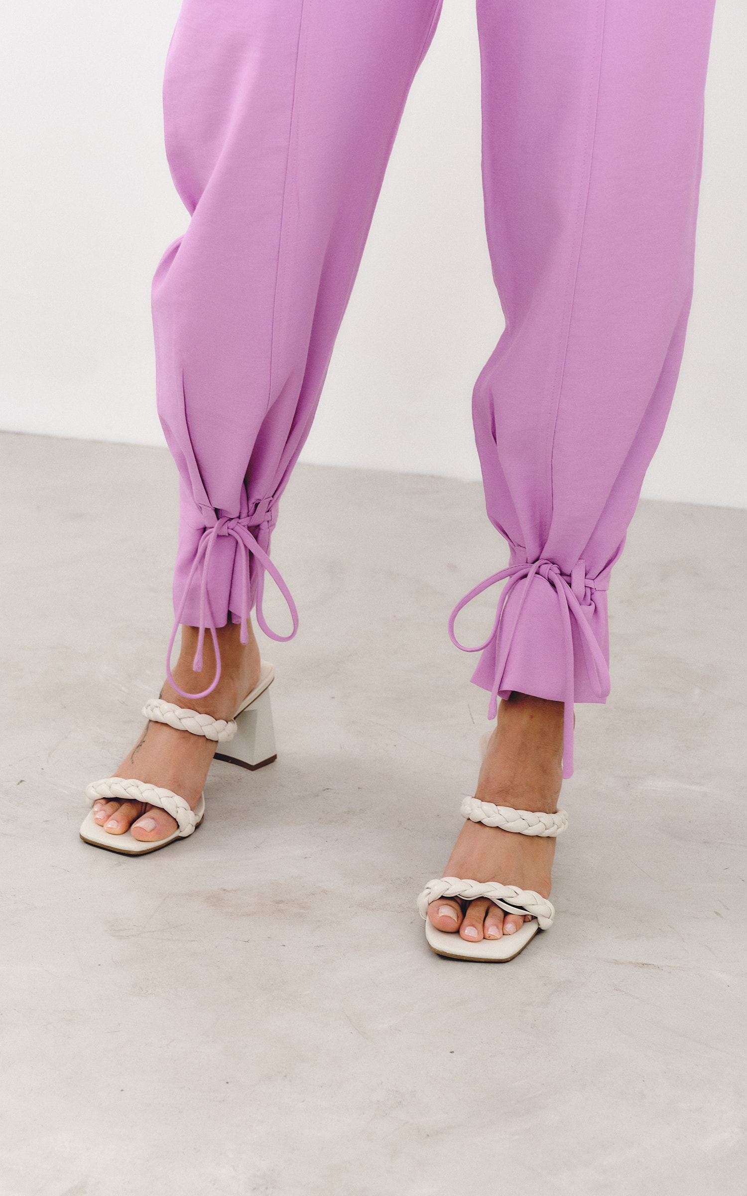 Calça Amarração Self Lavanda