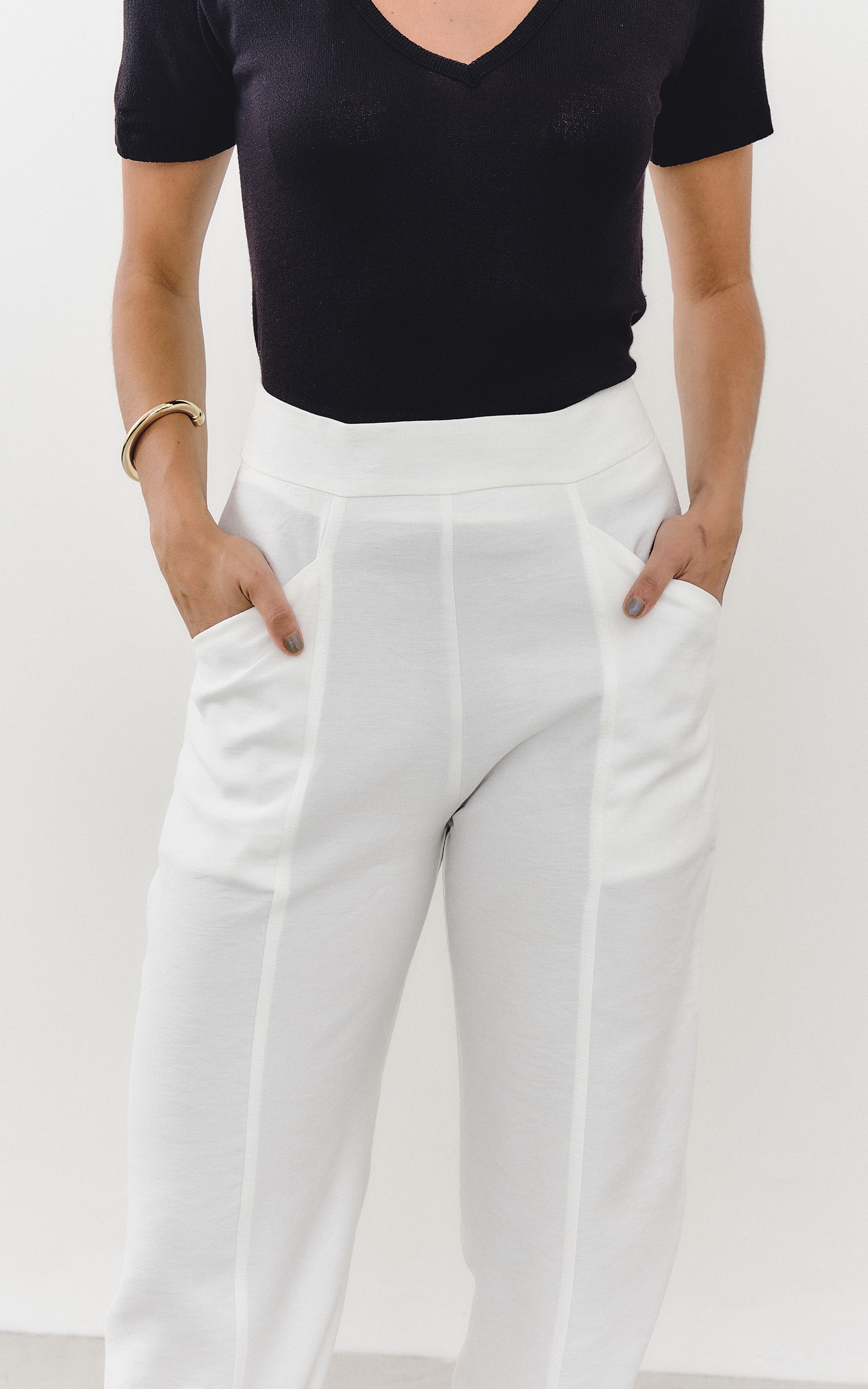 Calça Amarração Self Off White