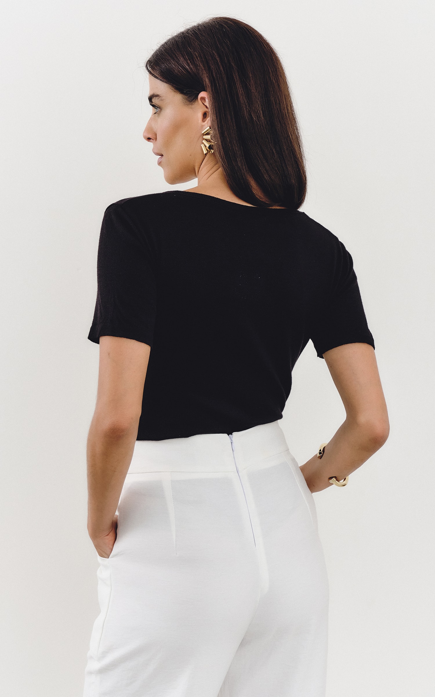 Calça Amarração Self Off White