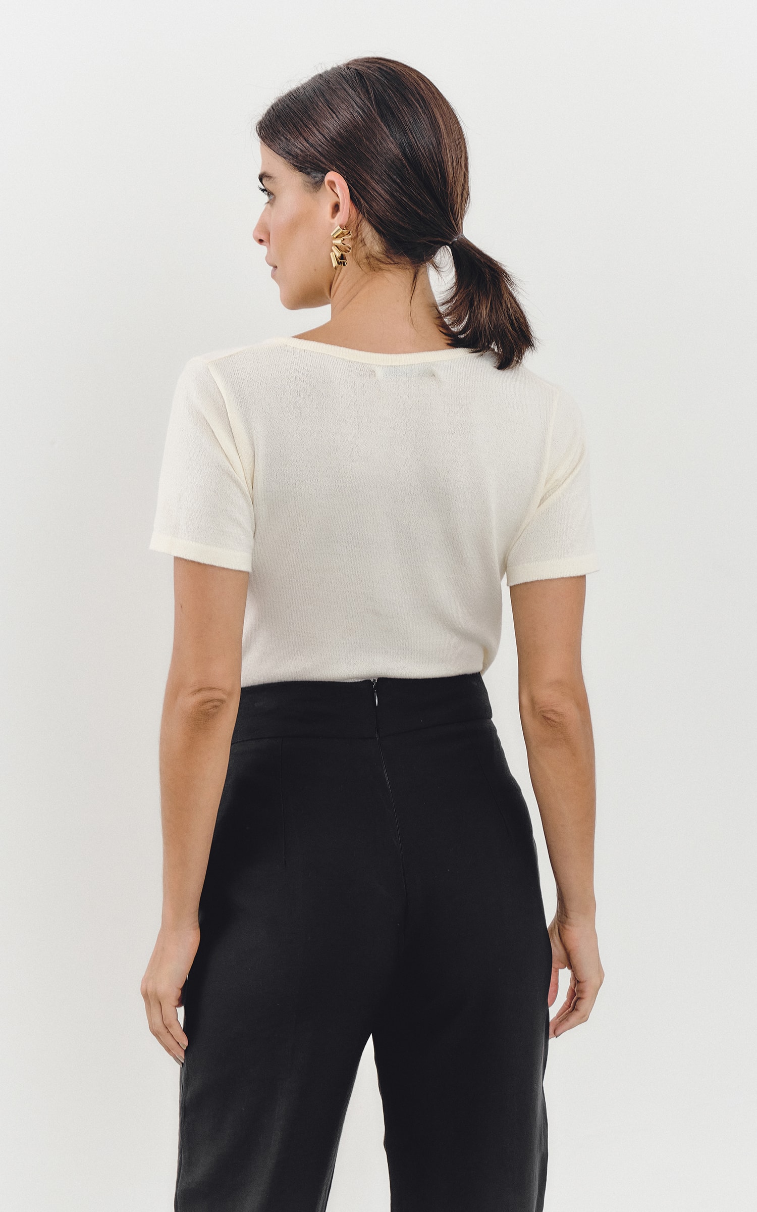 Calça Amarração Self Preto