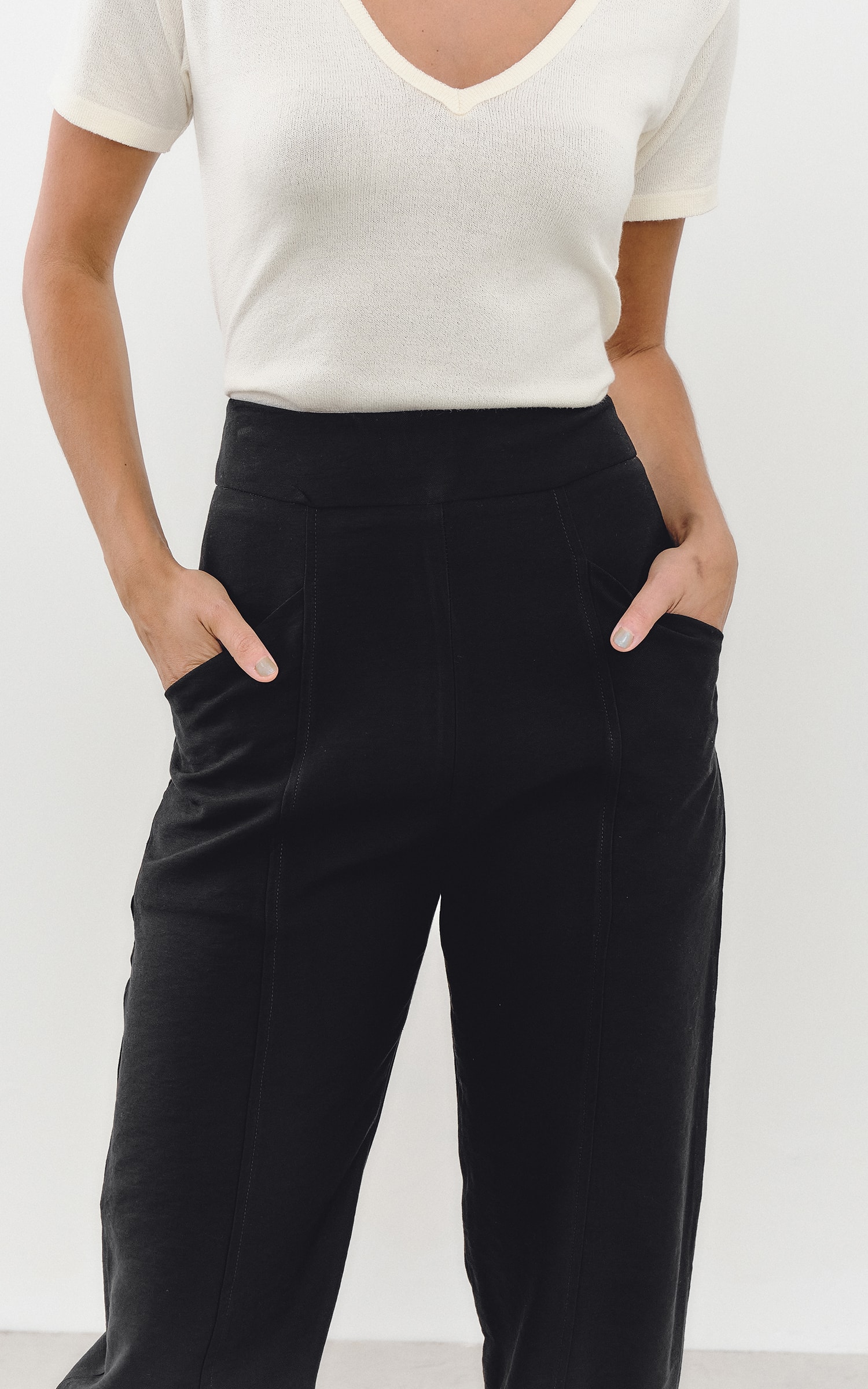 Calça Amarração Self Preto