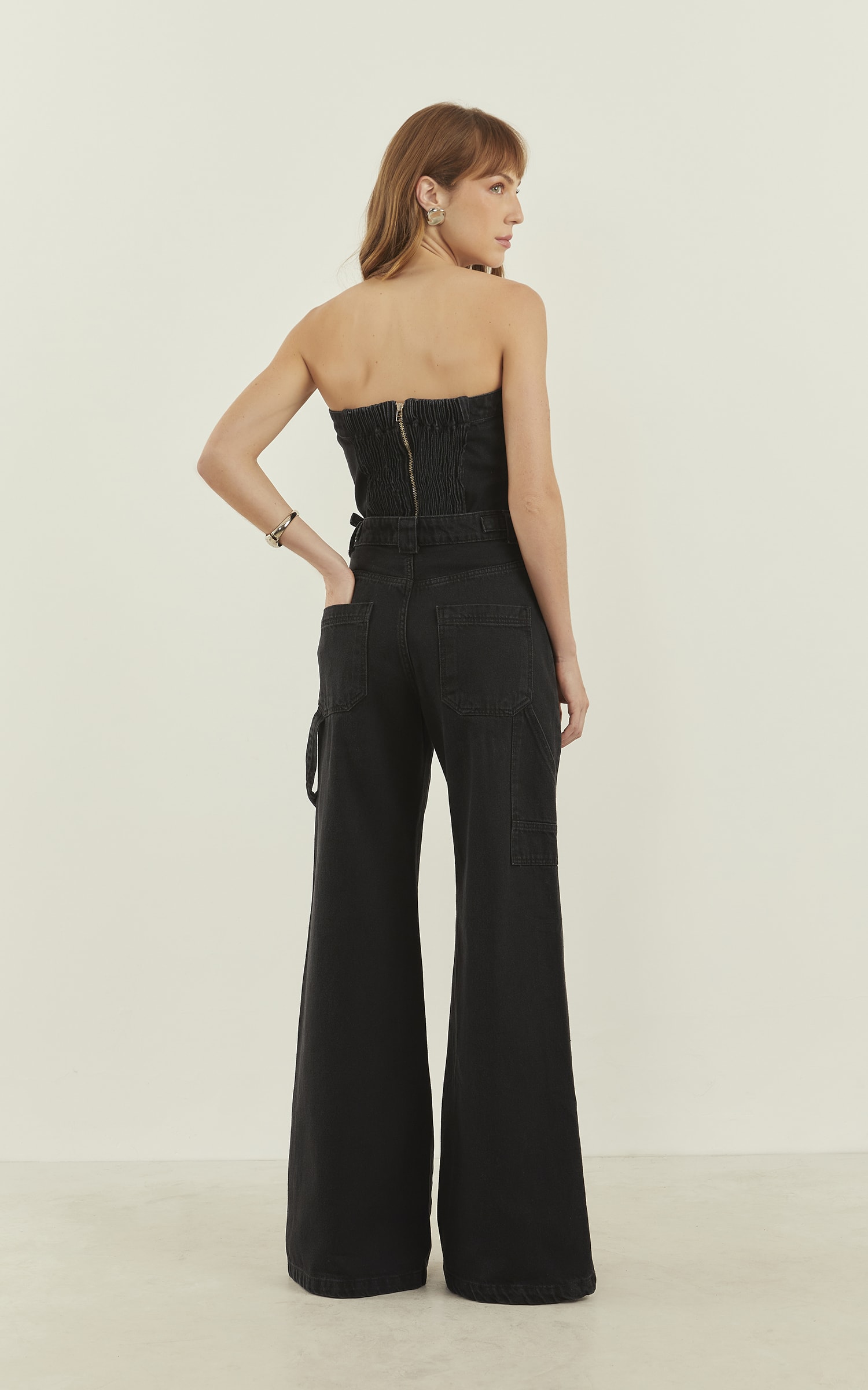 Calça Black Jeans Wide Leg Preto
