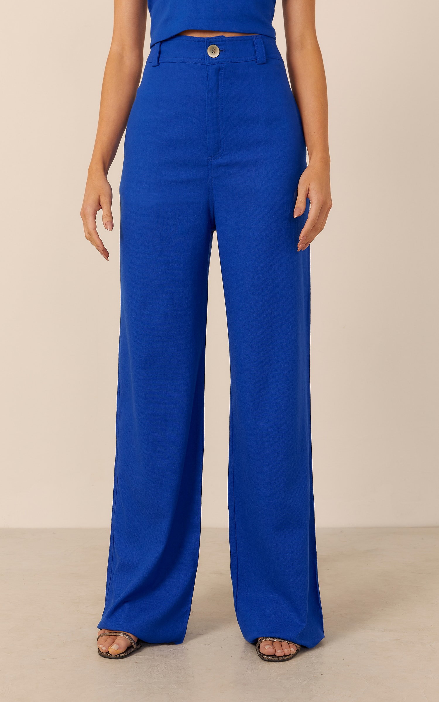 Calça Caminhos Bolso Azul Royal