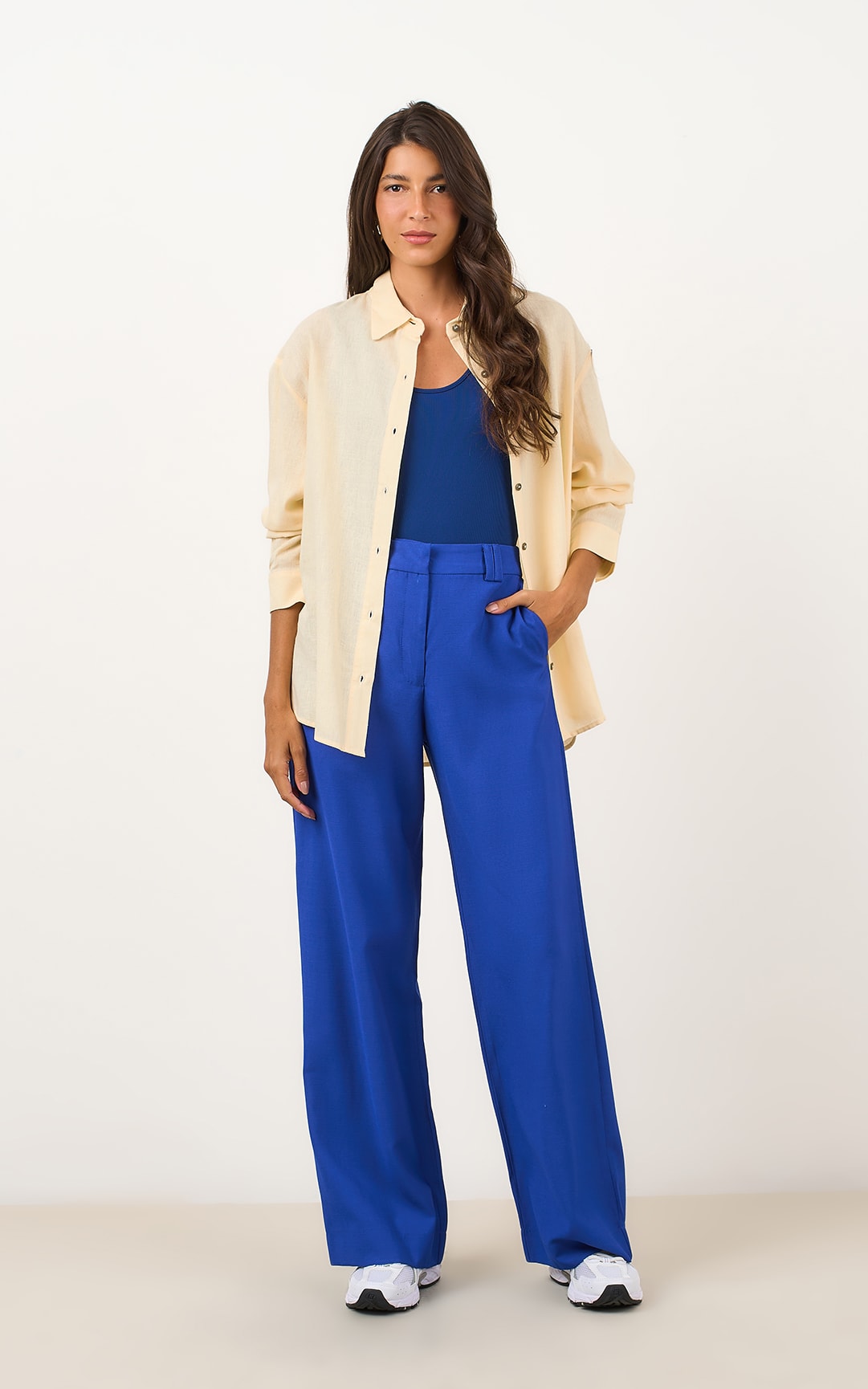 Calça Caramel Azul Royal