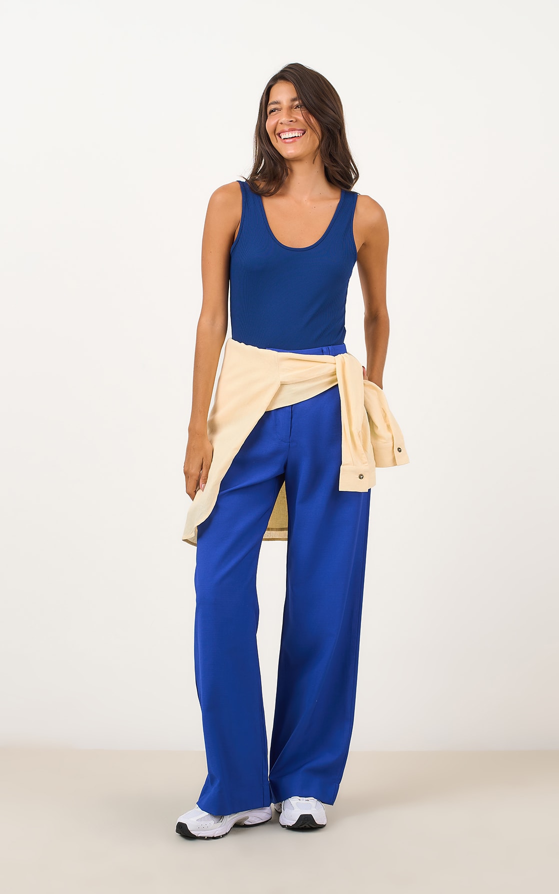 Calça Caramel Azul Royal