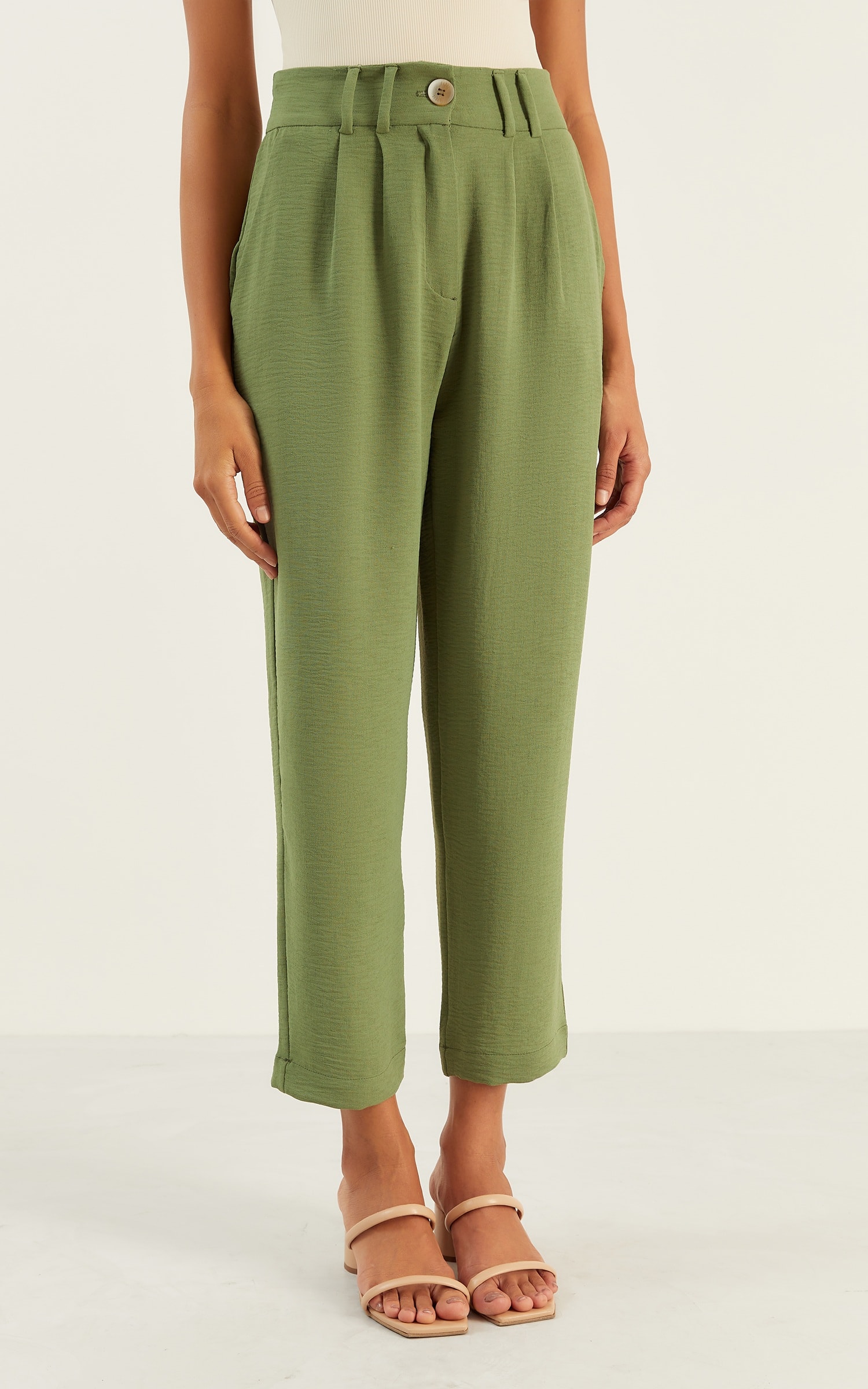 Calça Carmel Color Verde Musgo