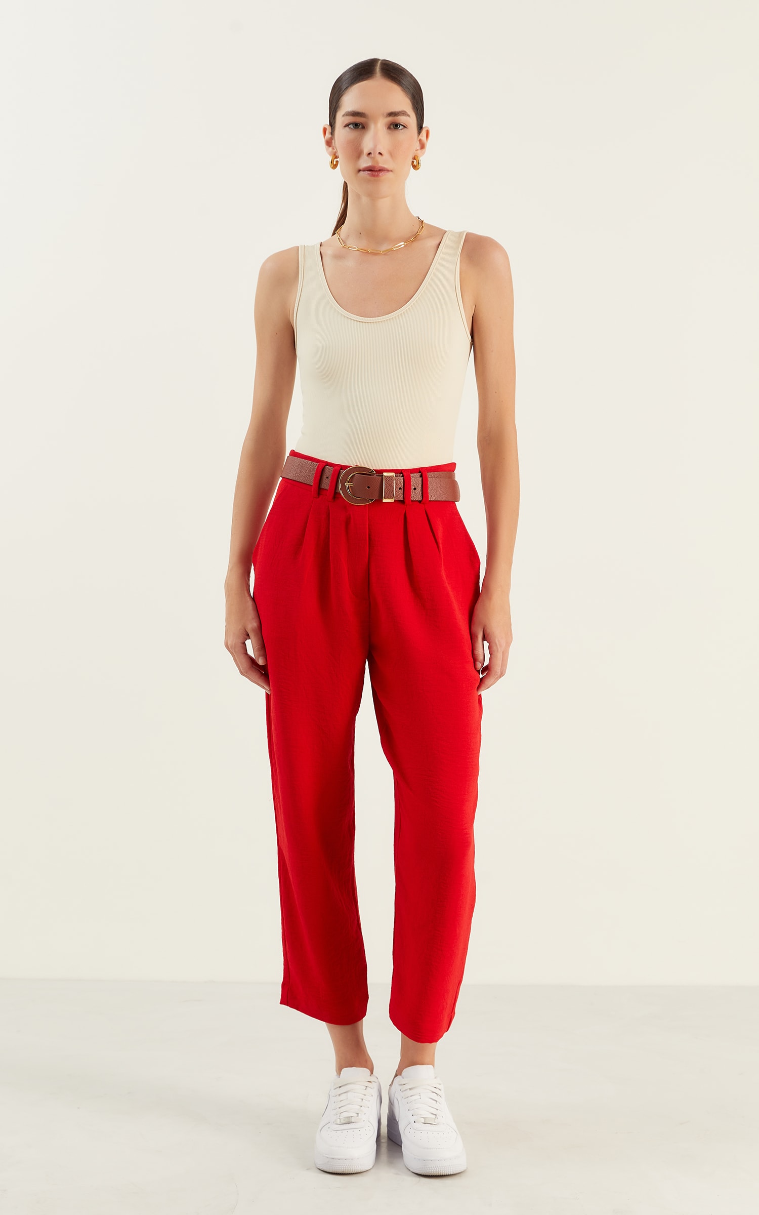 Calça Carmel Color Vermelho