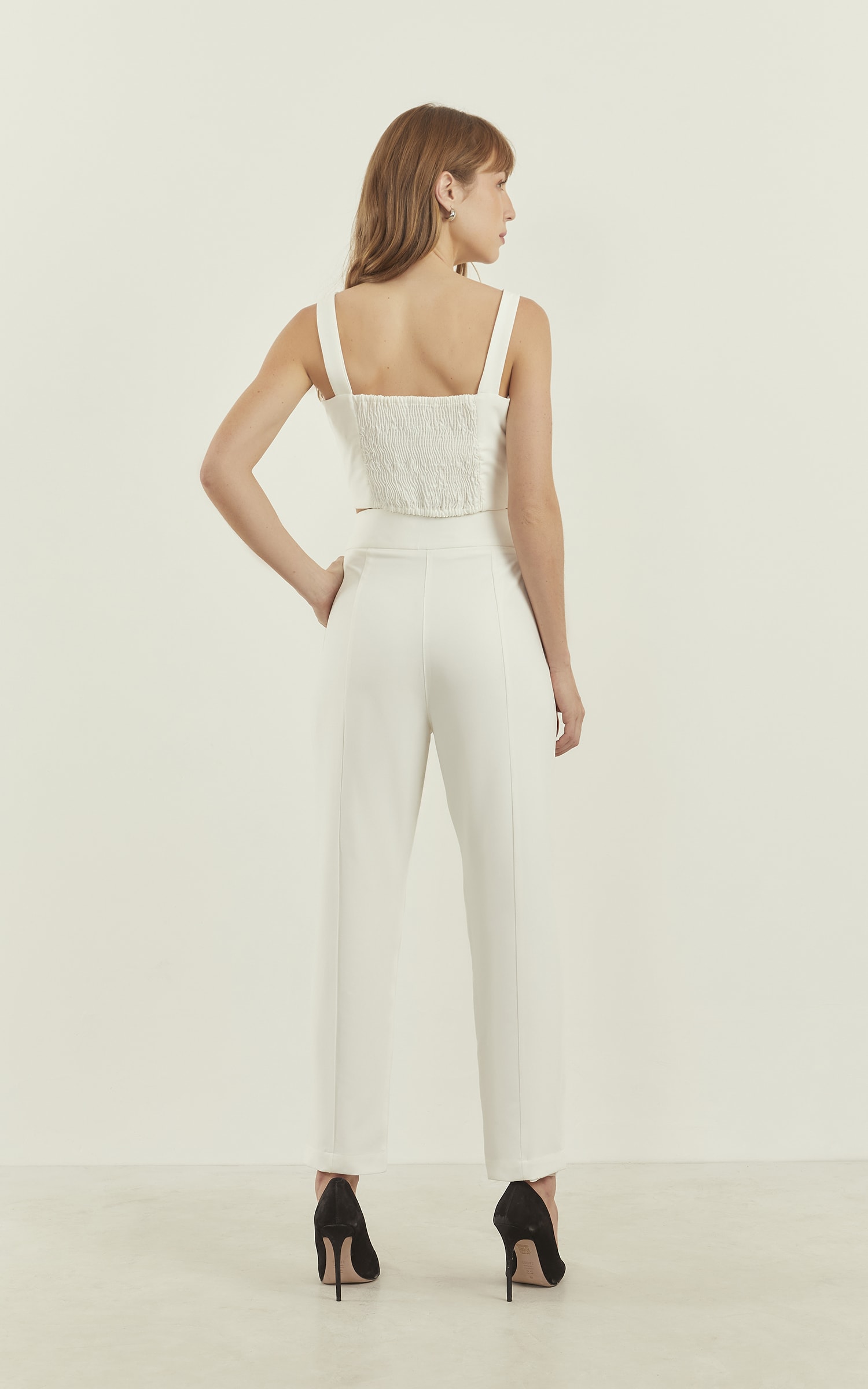 Calça Cenoura Dalia Off White
