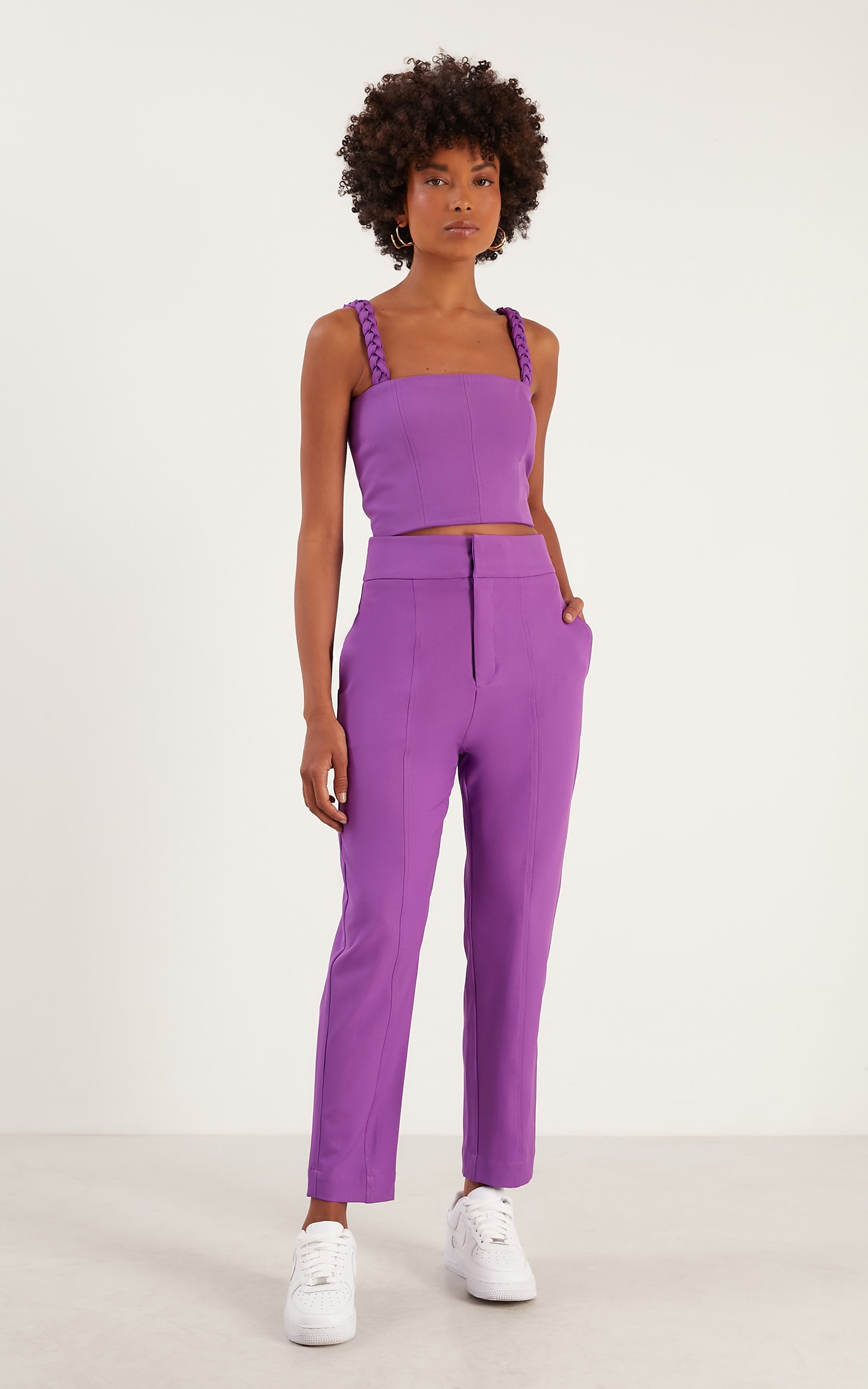 Calça Cenoura Fly Mirtilo