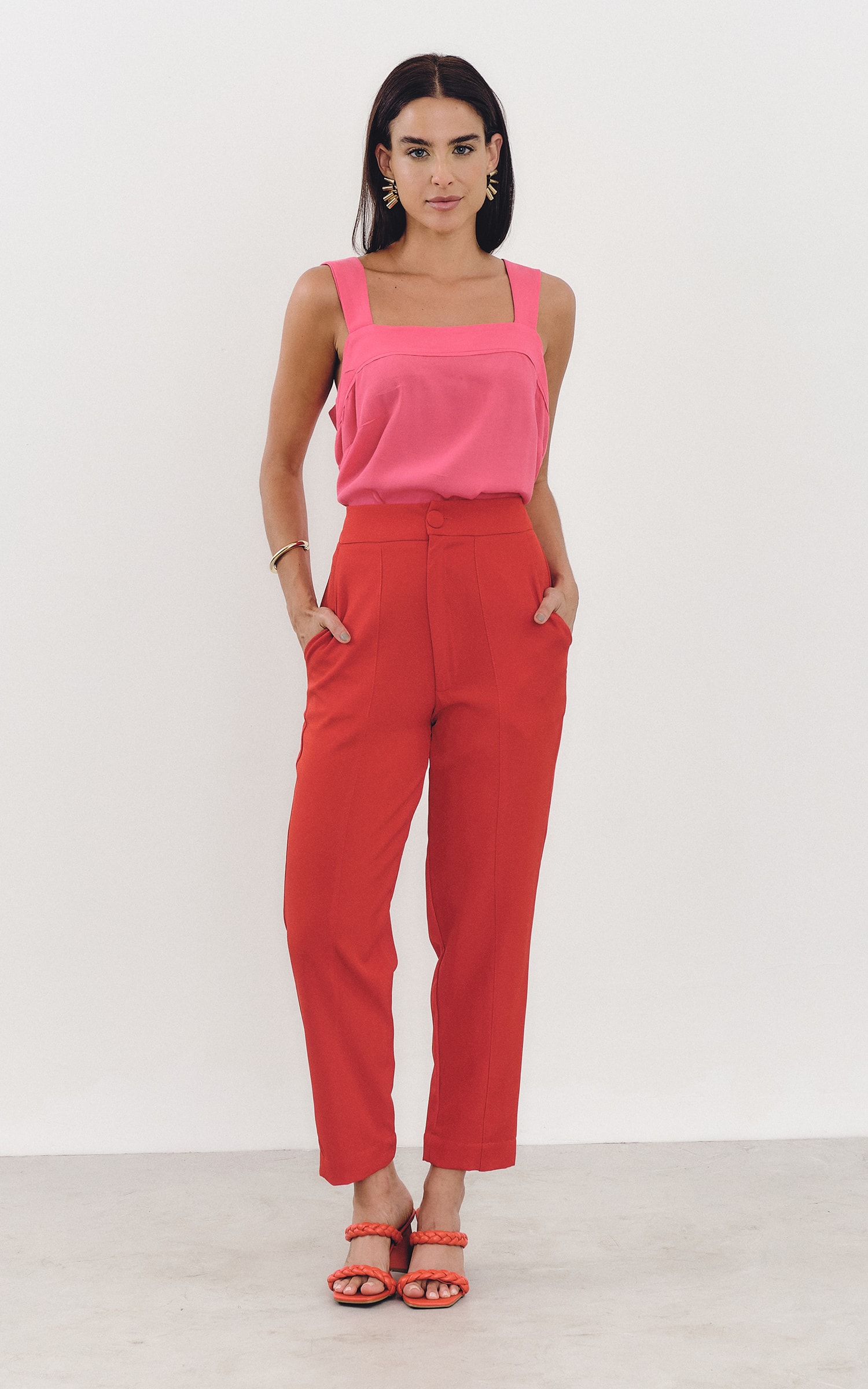Calça City Vermelho