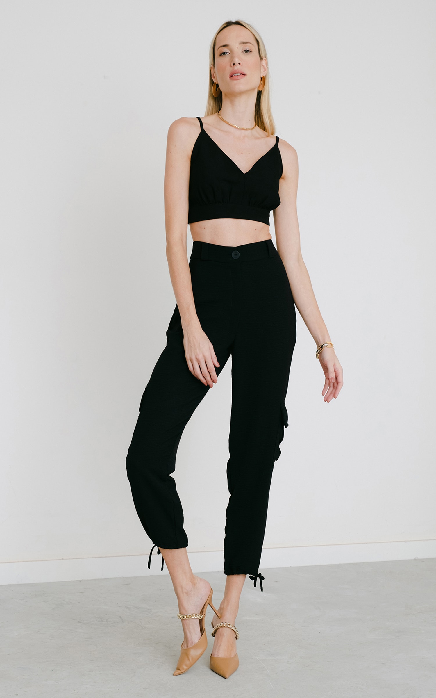 Calça Cordel Preto