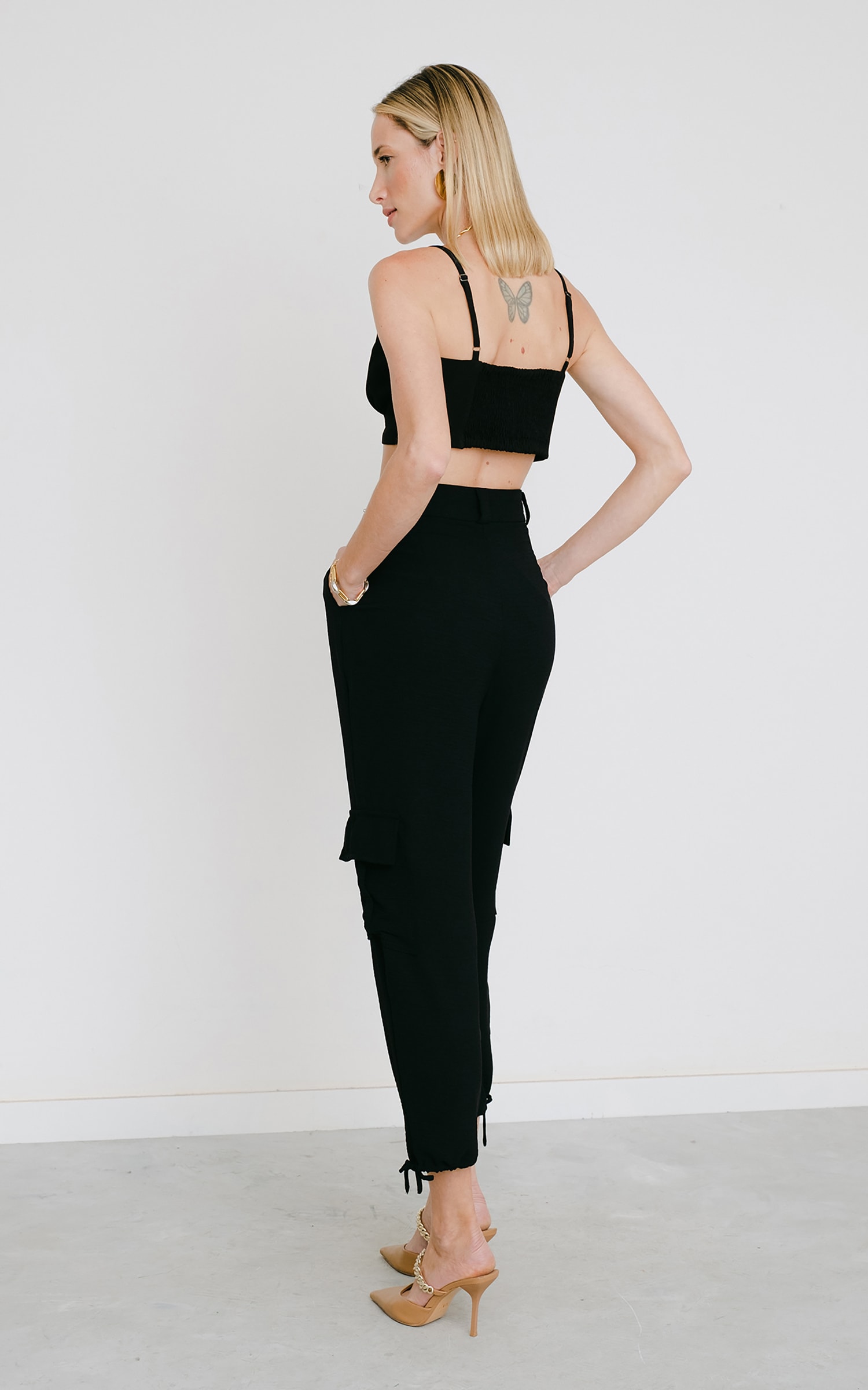 Calça Cordel Preto