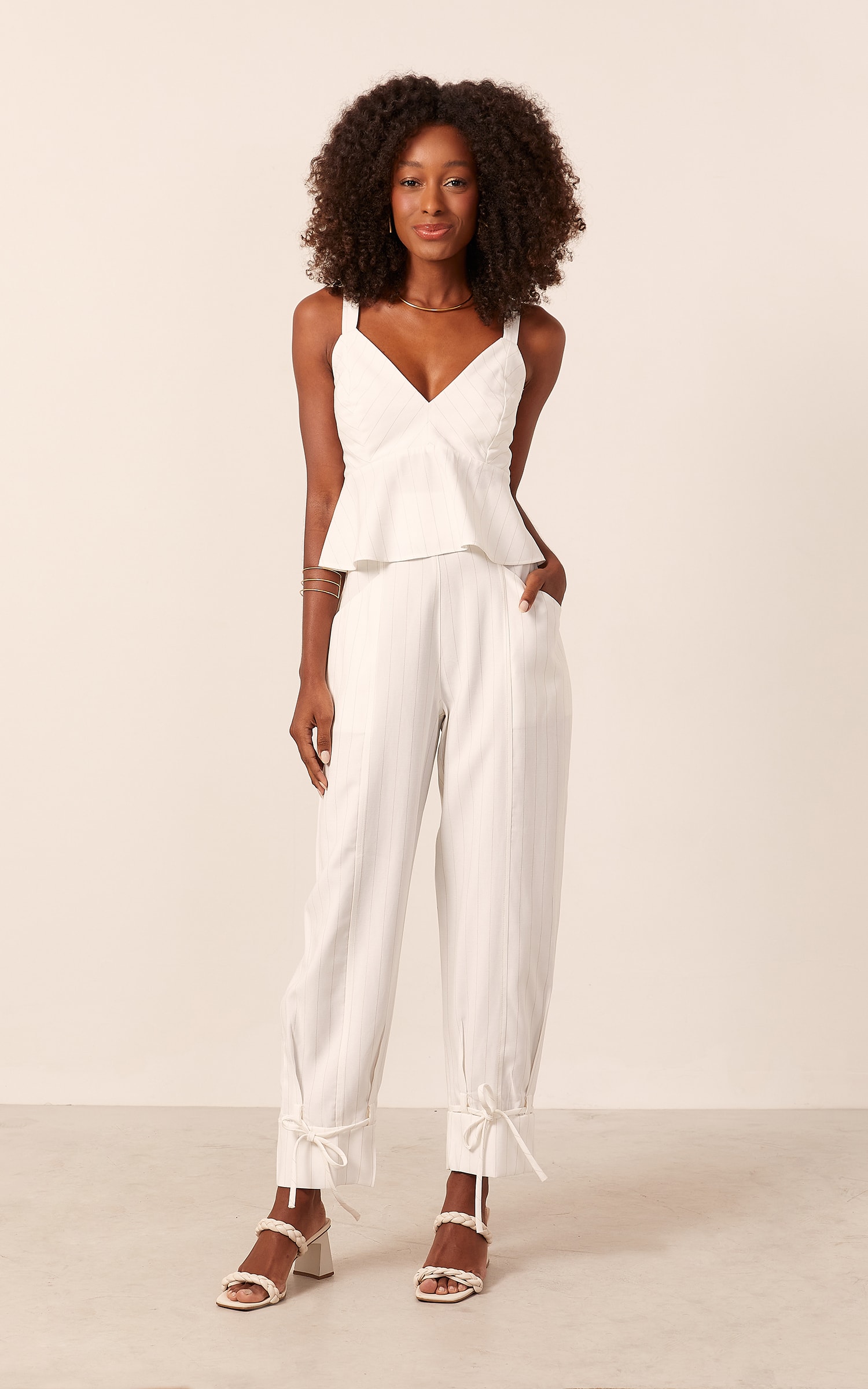 Calça Elemento Amarração Off White