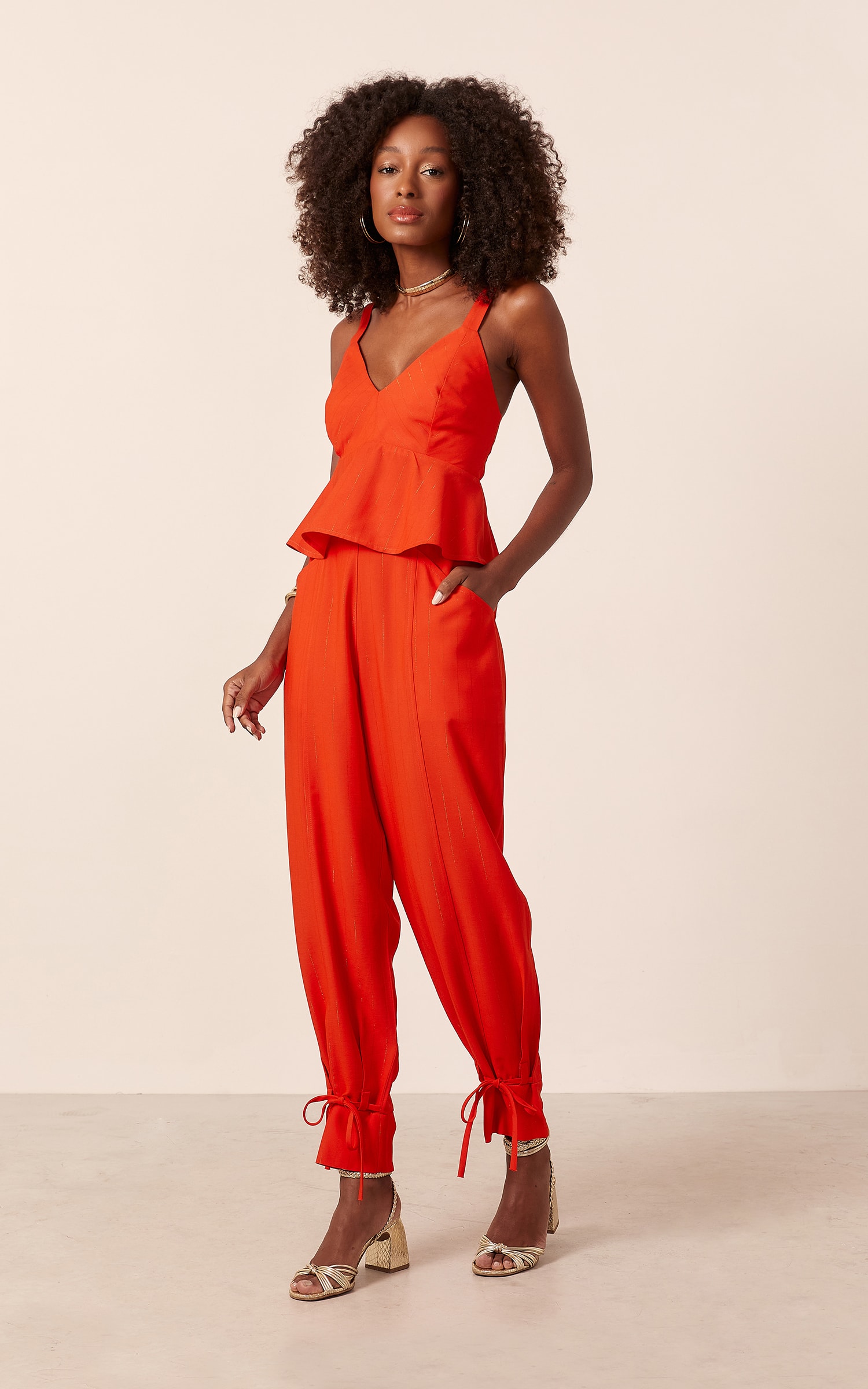 Calça Elemento Amarração Vermelho