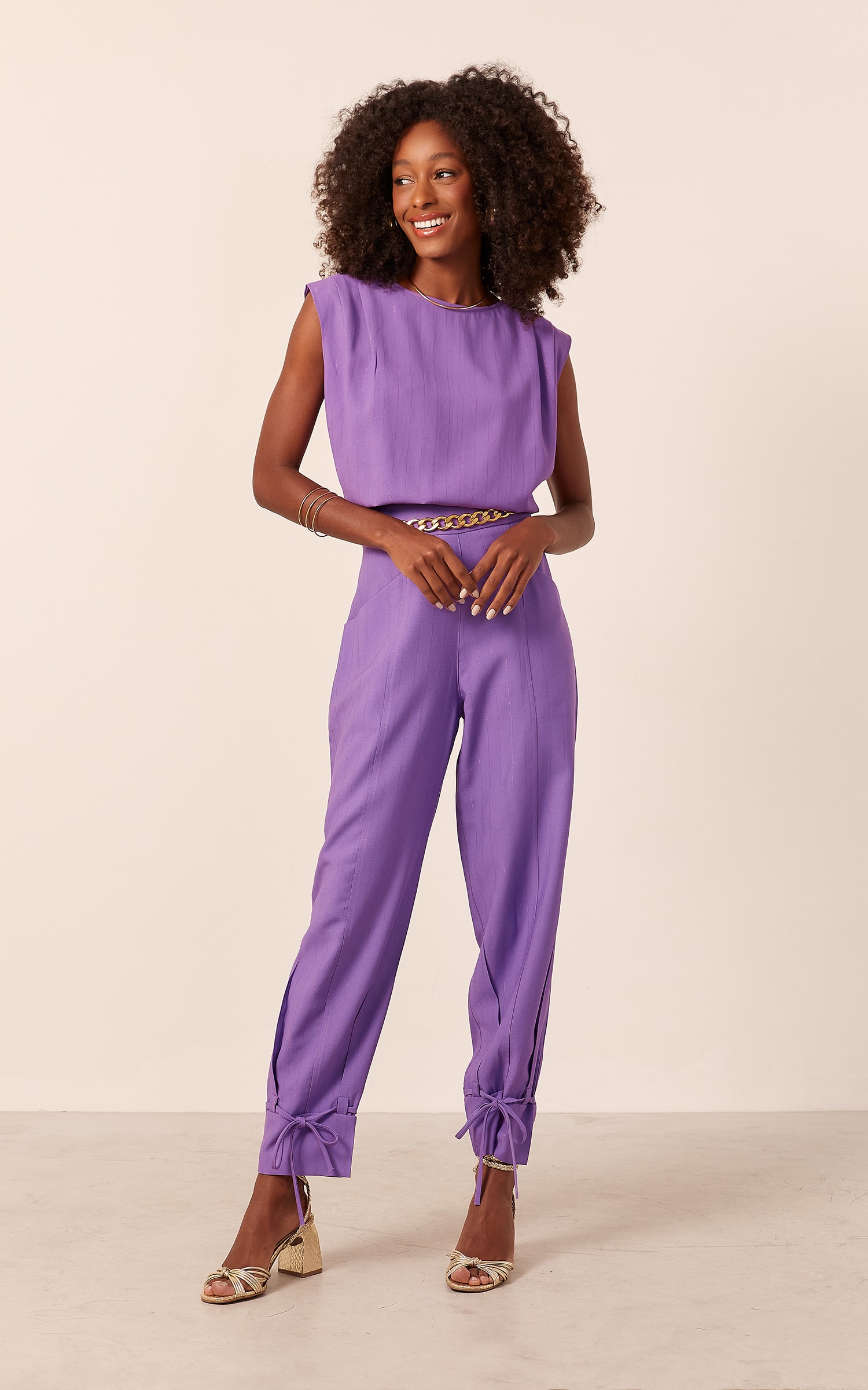 Calça Elemento Amarração Violeta
