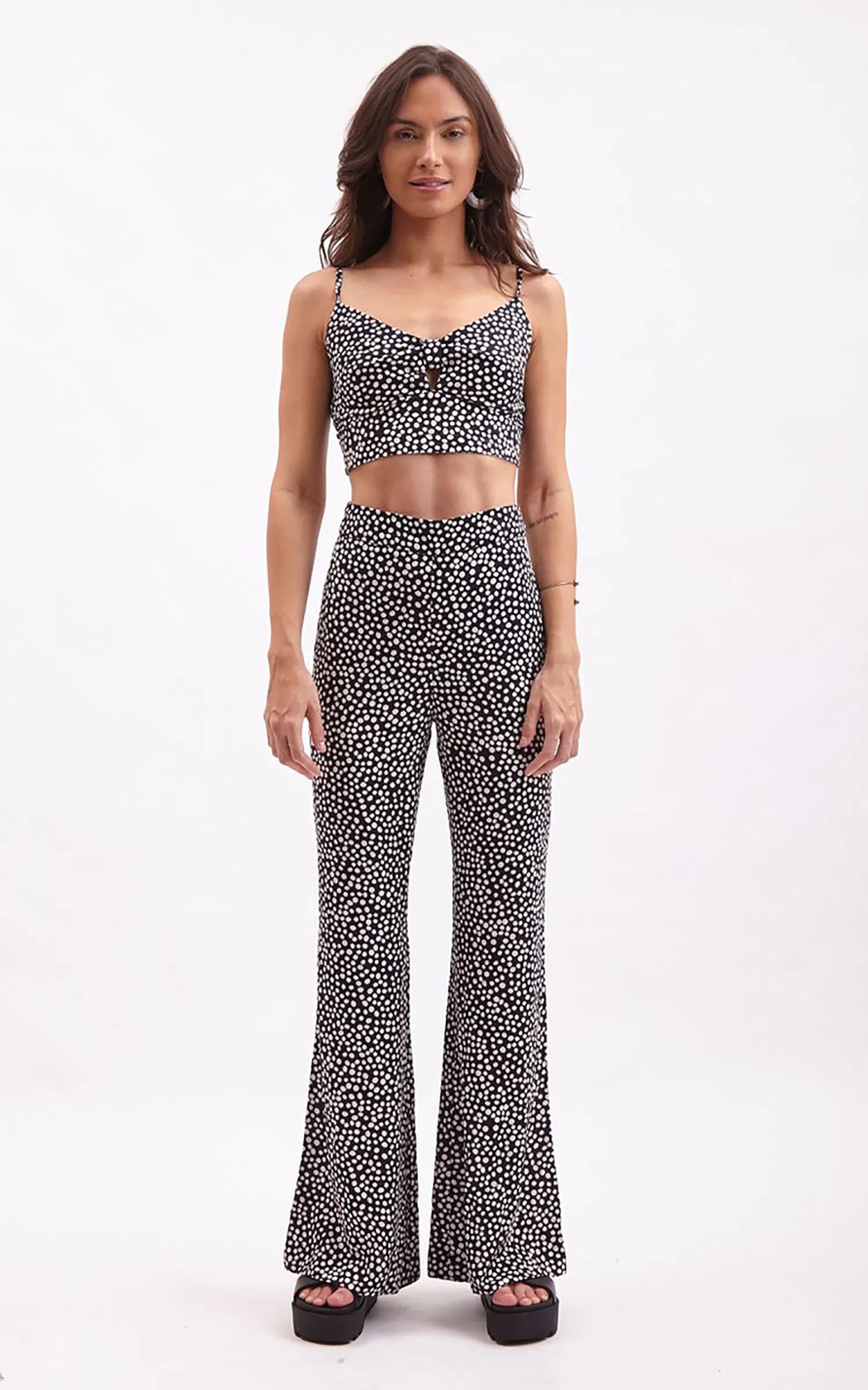 Calça Flare La Belle Estampada
