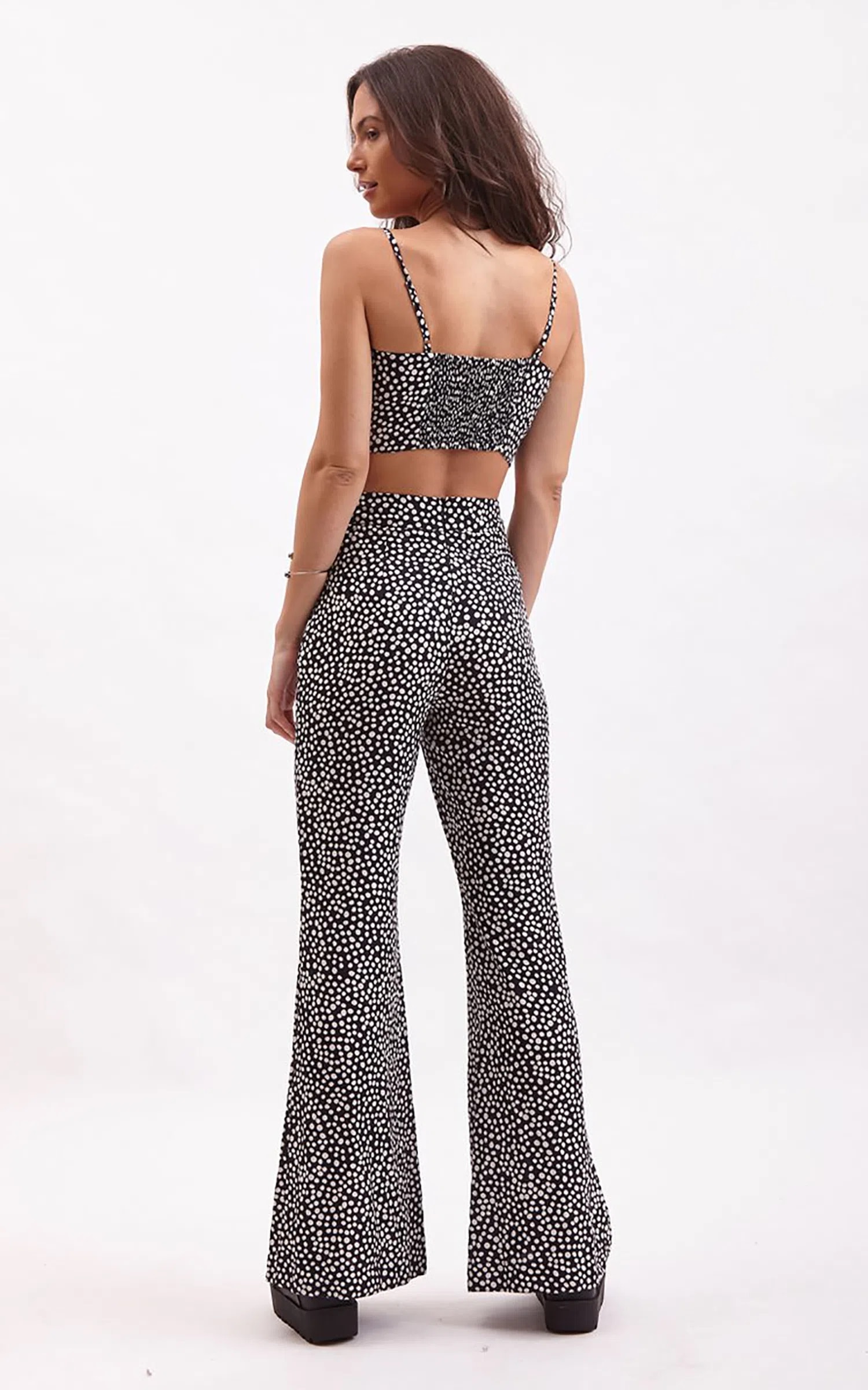 Calça Flare La Belle Estampada