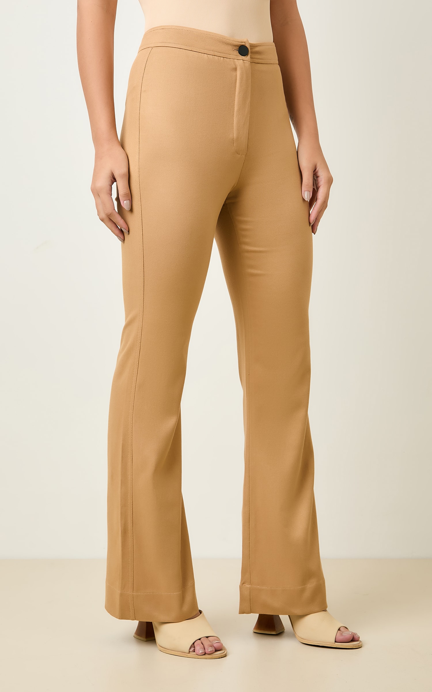 Calca Flare Oficina Mocha