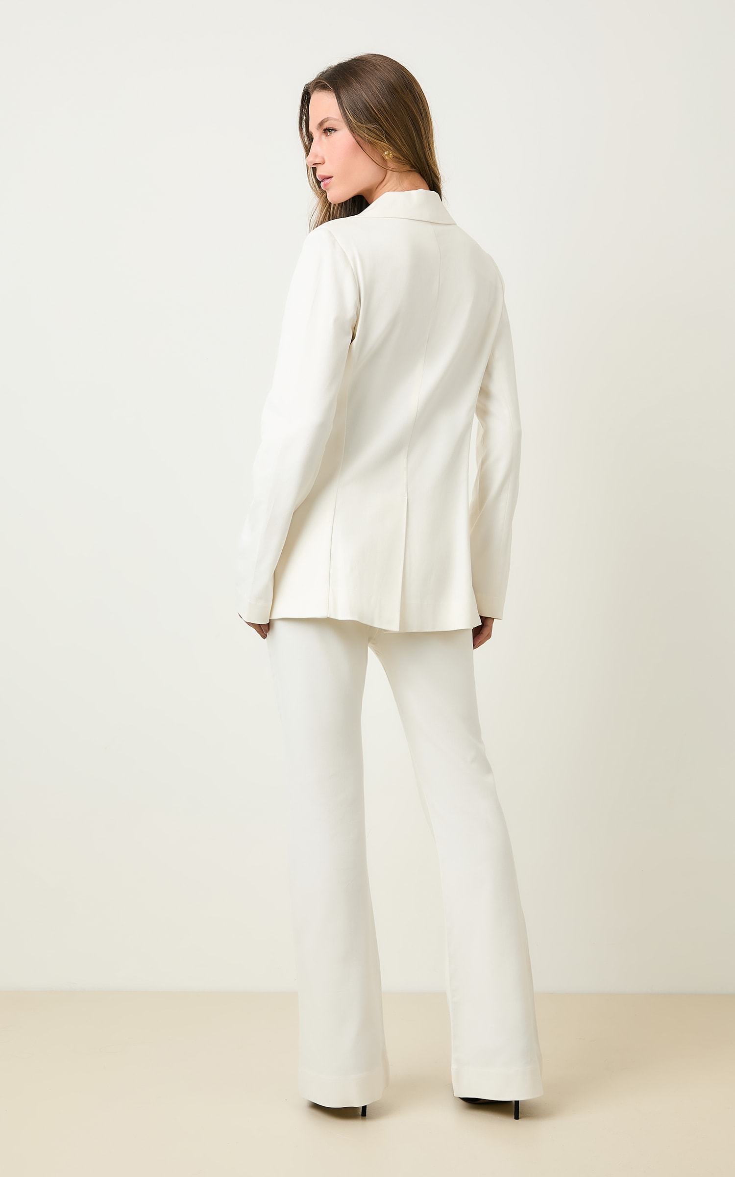 Calca Flare Oficina Off White