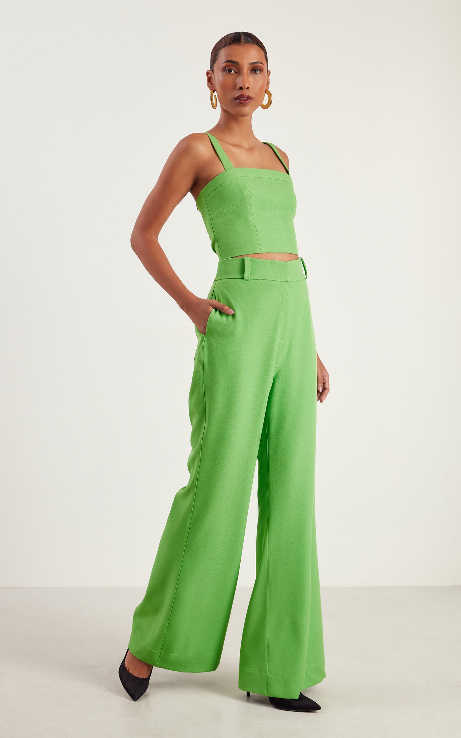 Calça Flare Sunny Verde Menta