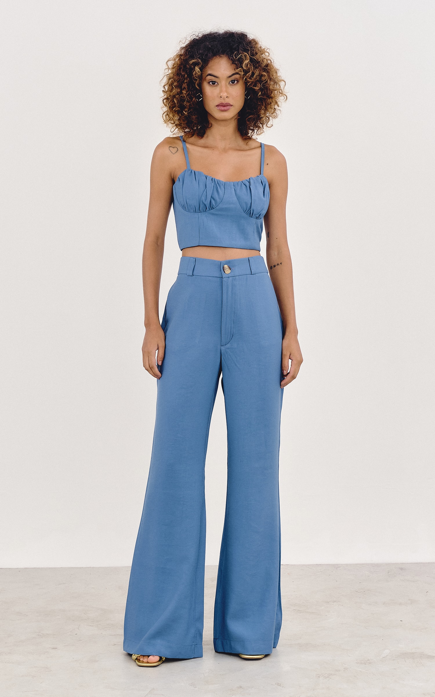 Calça Flare Terra Denim