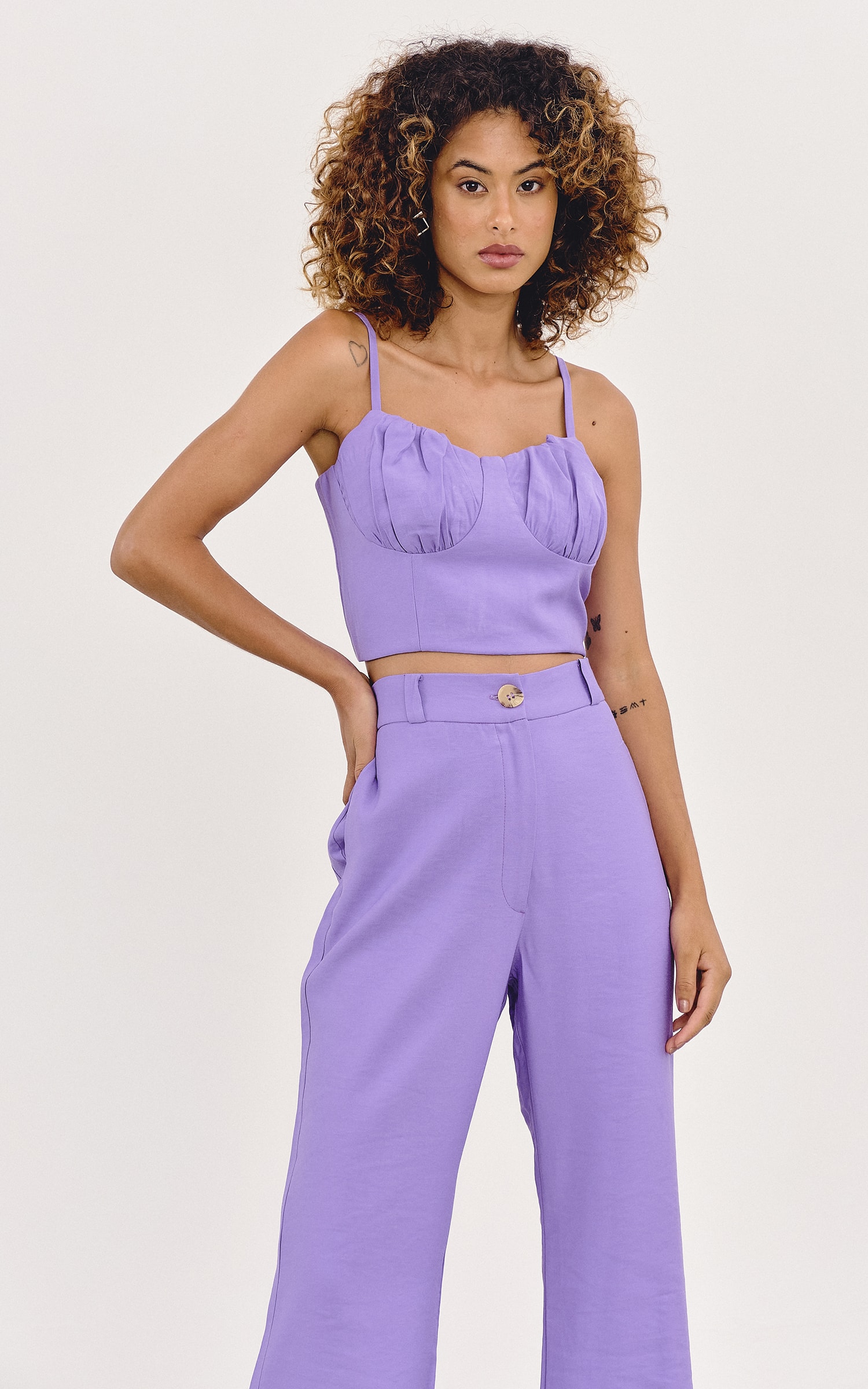 Calça Flare Terra Lavanda