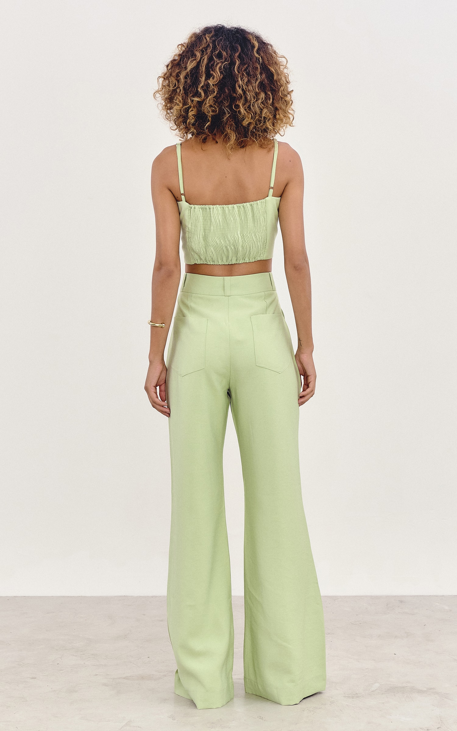 Calça Flare Terra Verde