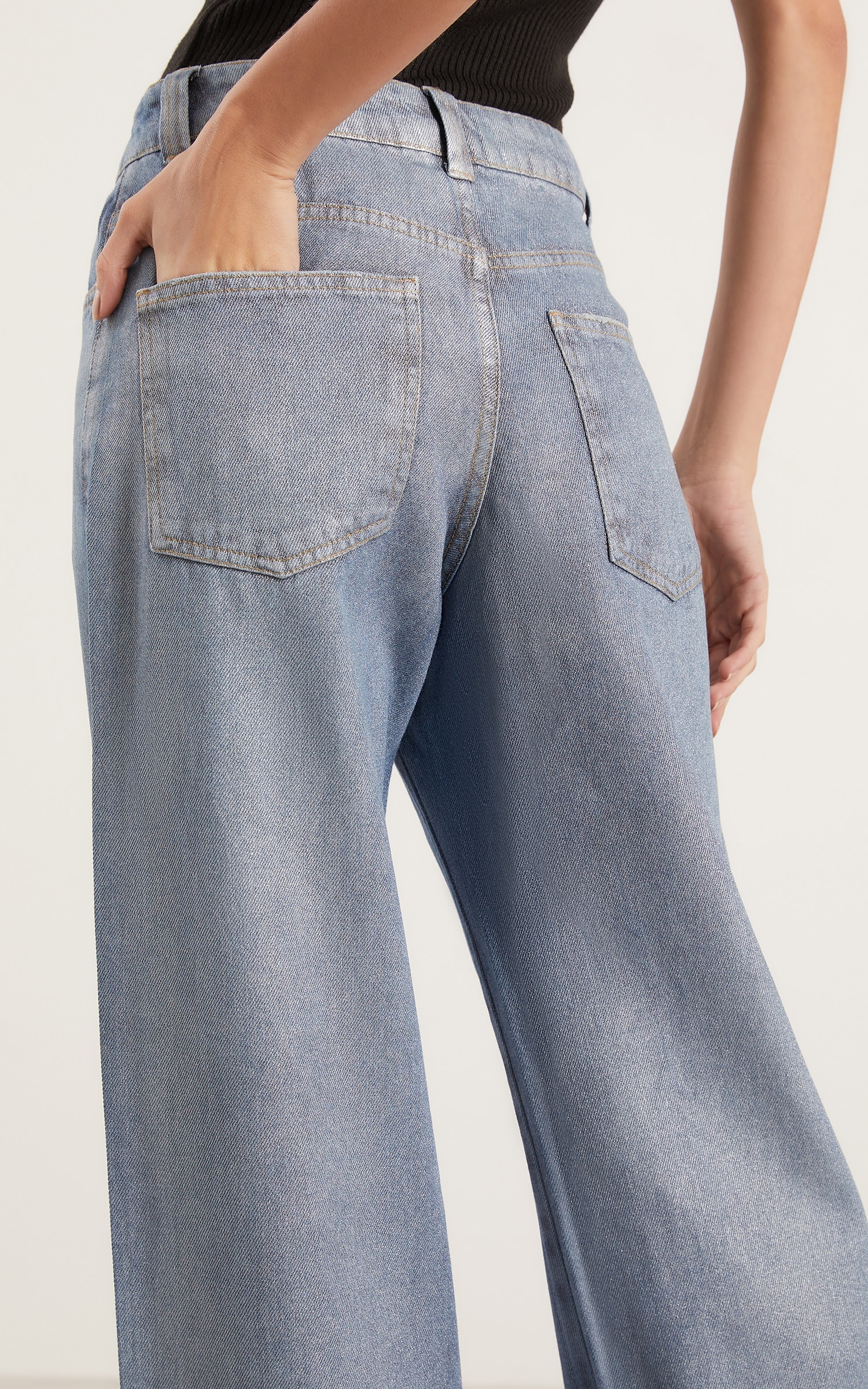 Calça Foil Jeans Claro