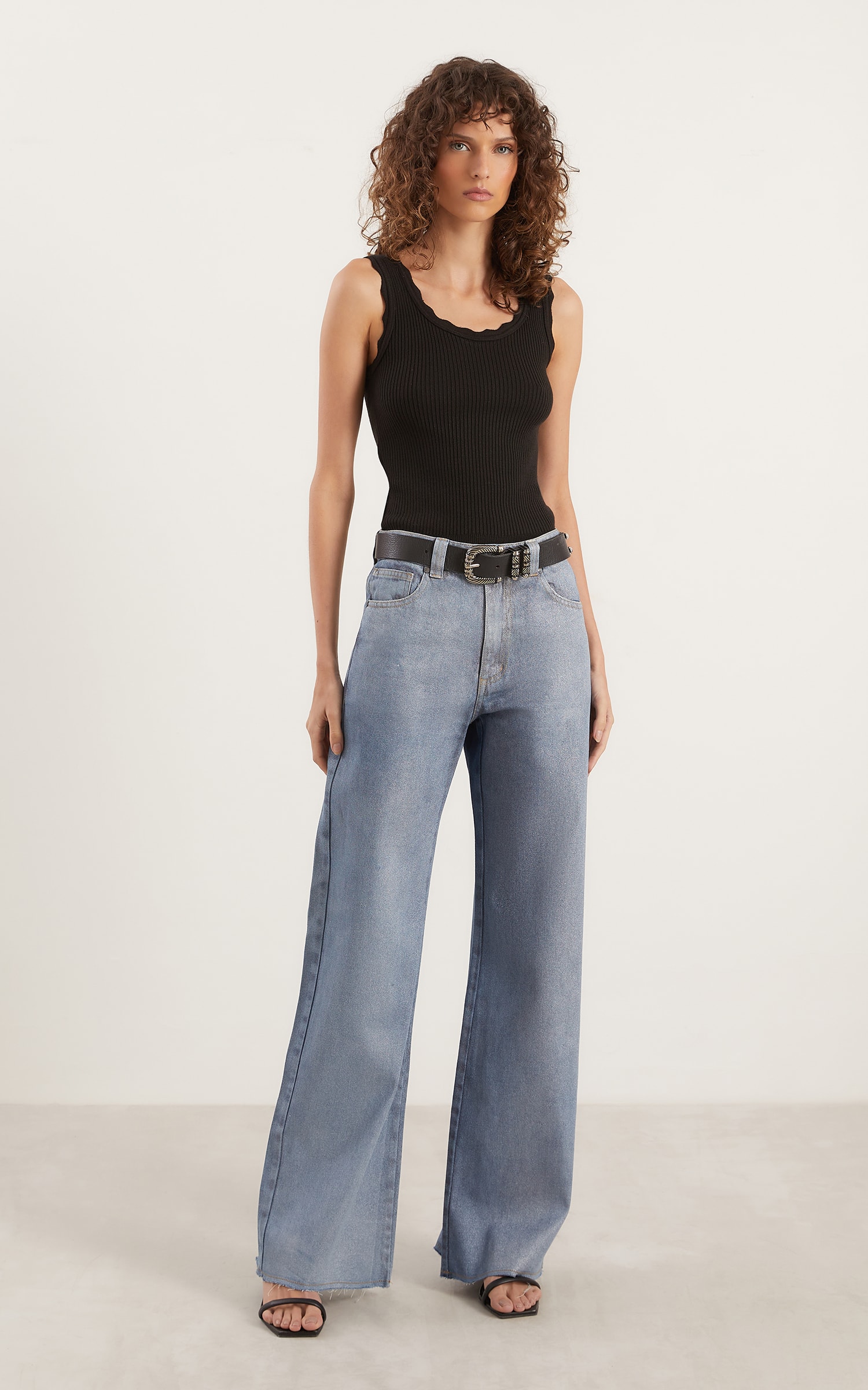 Calça Foil Jeans Claro