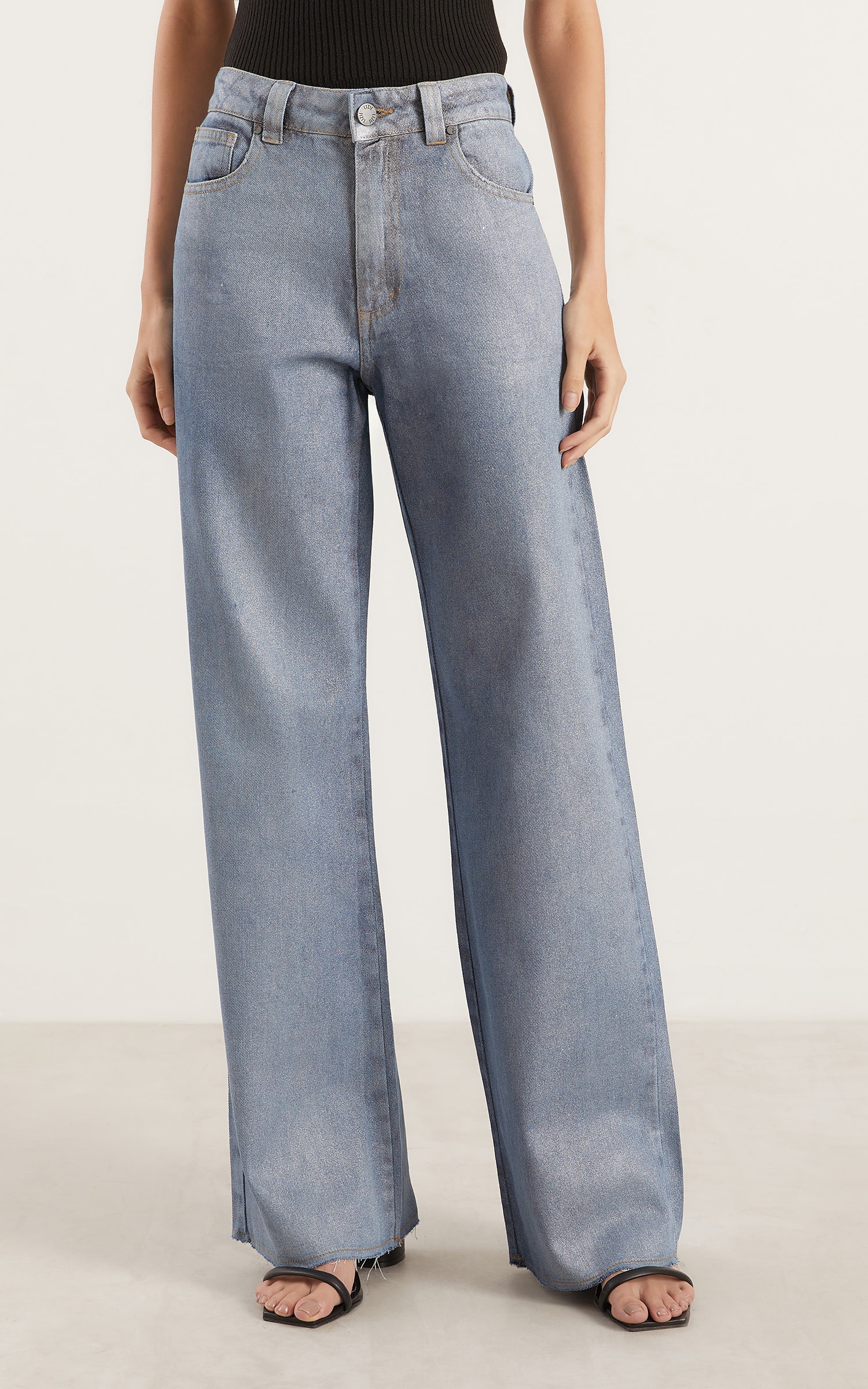 Calça Foil Jeans Claro