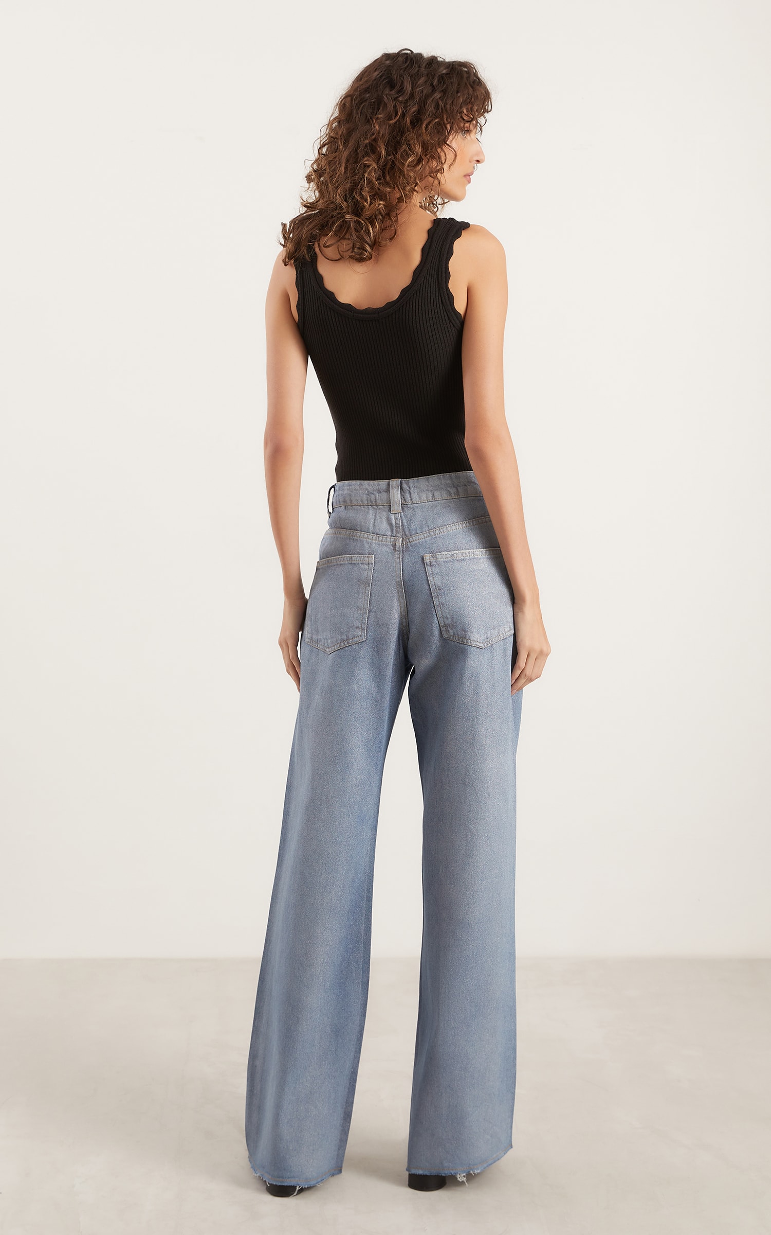 Calça Foil Jeans Claro