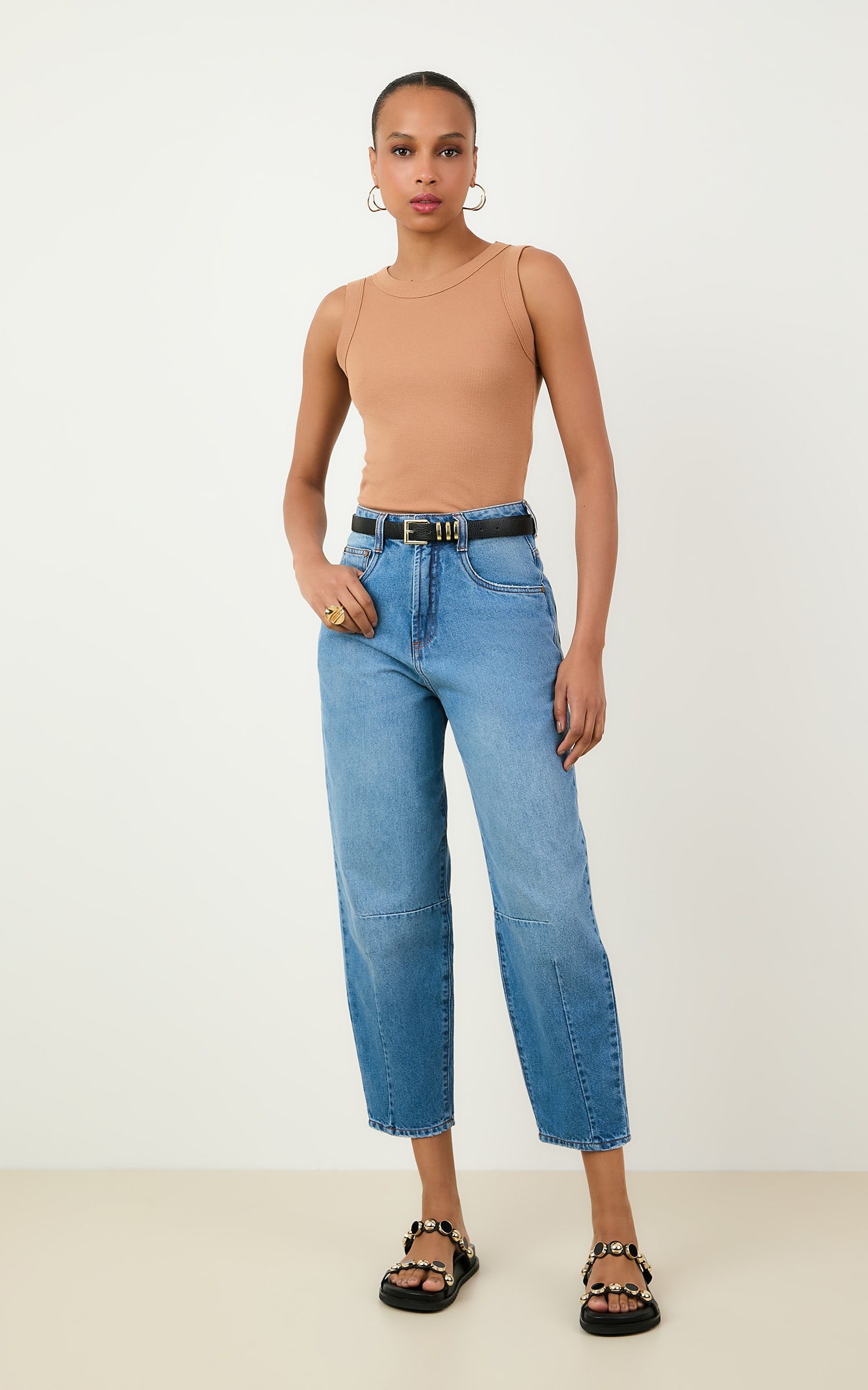 Calca Jeans Balloon Blue Jeans