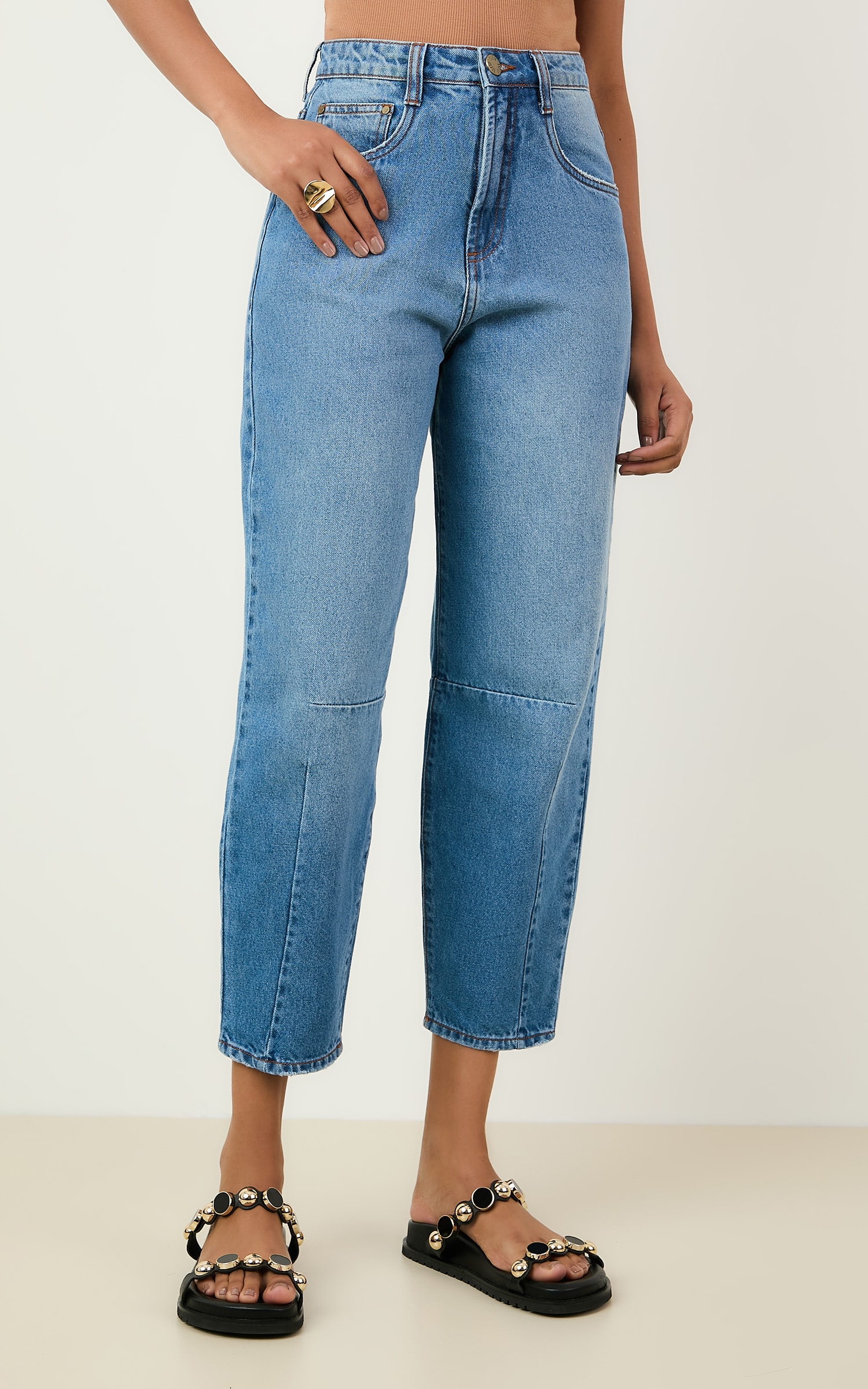 Calca Jeans Balloon Blue Jeans