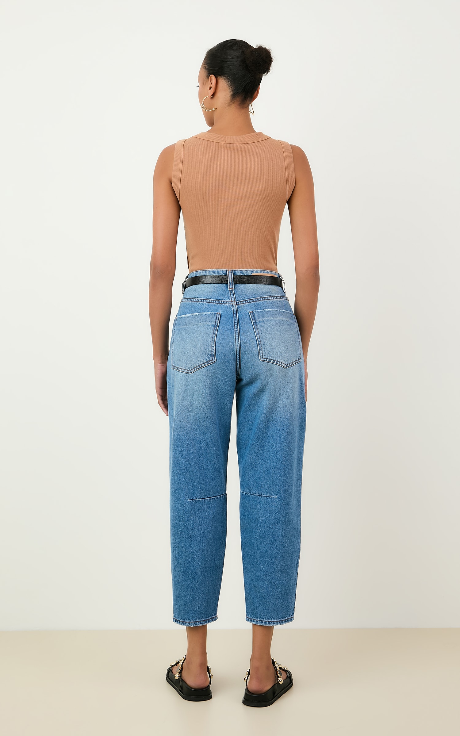 Calca Jeans Balloon Blue Jeans