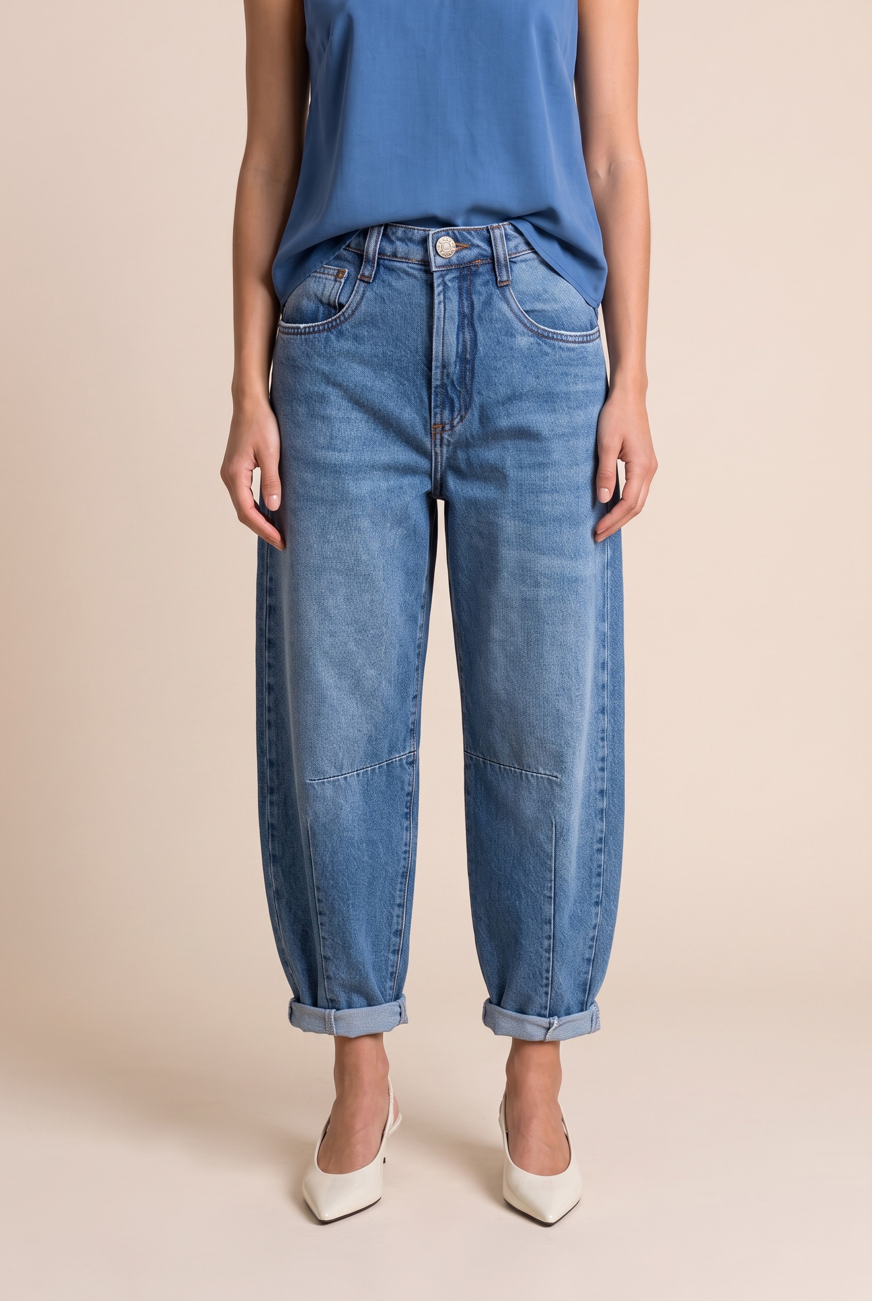 Calca Jeans Balloon Blue Jeans