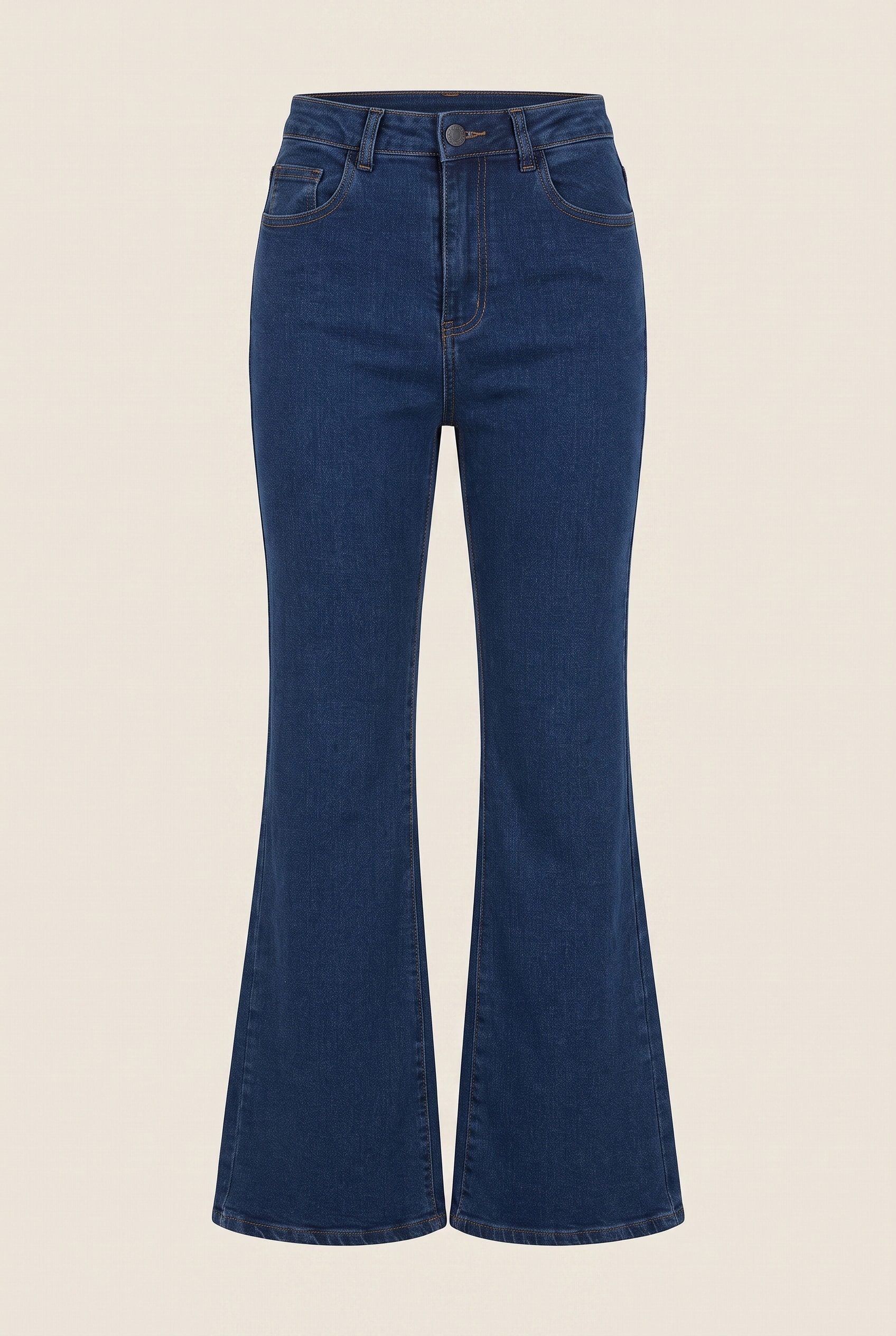 Calca Jeans Bootcut Jeans Medio