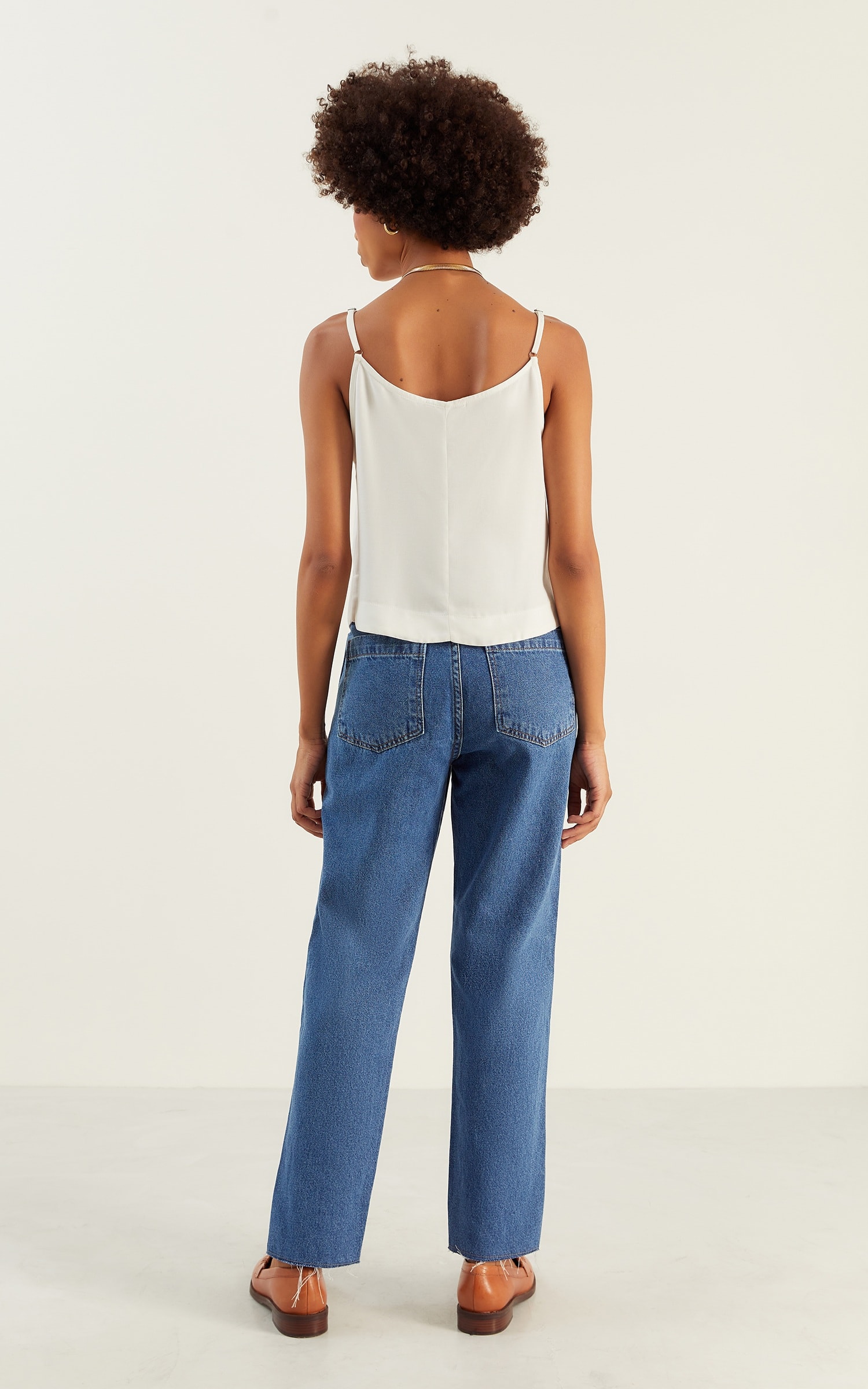 Calca Jeans Jeans Escuro