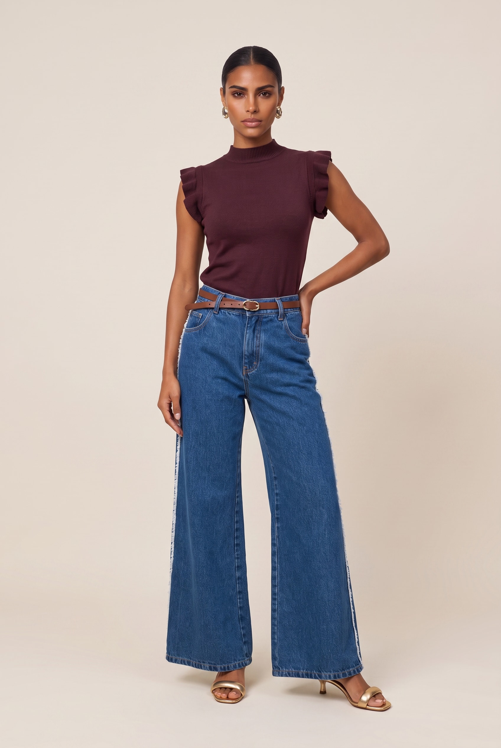 Calça Jeans Jeans Medio